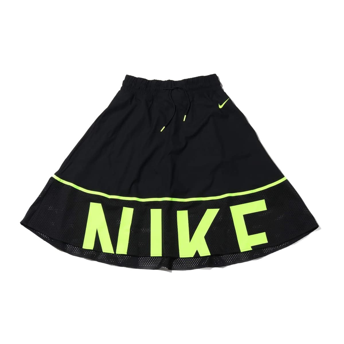 NIKE AS W NSW SKIRT MESH BLACK/VOLT/VOLT 20SP-S_photo_large
