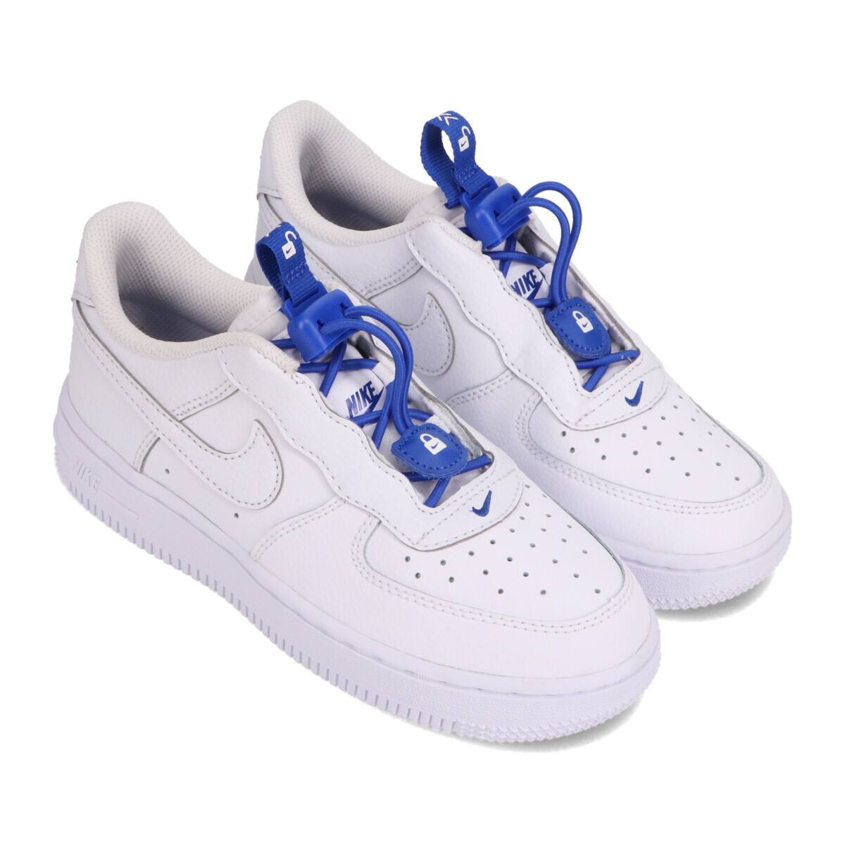 NIKE FORCE 1 TOGGLE (PS) WHITE/WHITE-HYPER ROYAL 21SP-I_photo_large