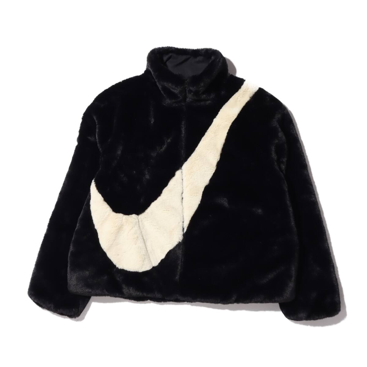 NIKE AS W NSW JKT FAUX FUR BLACK/FOSSIL 20HO-I_photo_large