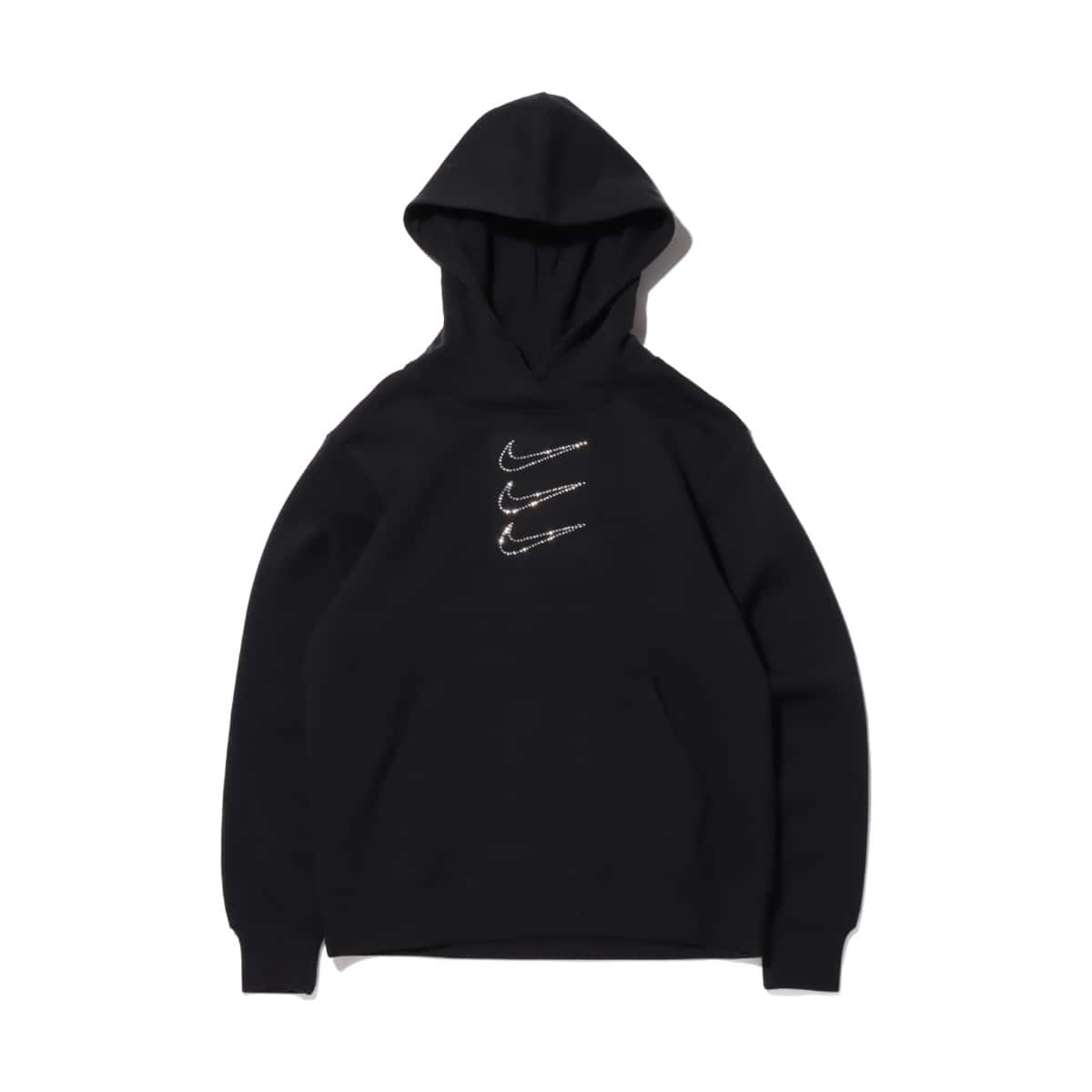 NIKE AS W NSW HOODIE FLC RSTONE BLACK/BLACK 20HO-I_photo_large