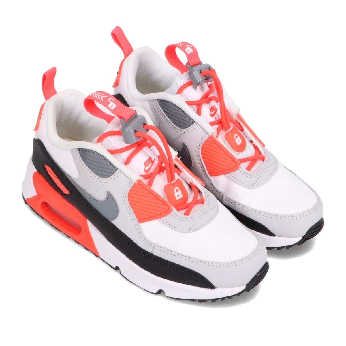NIKE AIR MAX 90 TOGGLE (PS) WHITE/COOL GREY-NEUTRAL GREY-BLACK 21SP-I_photo_large