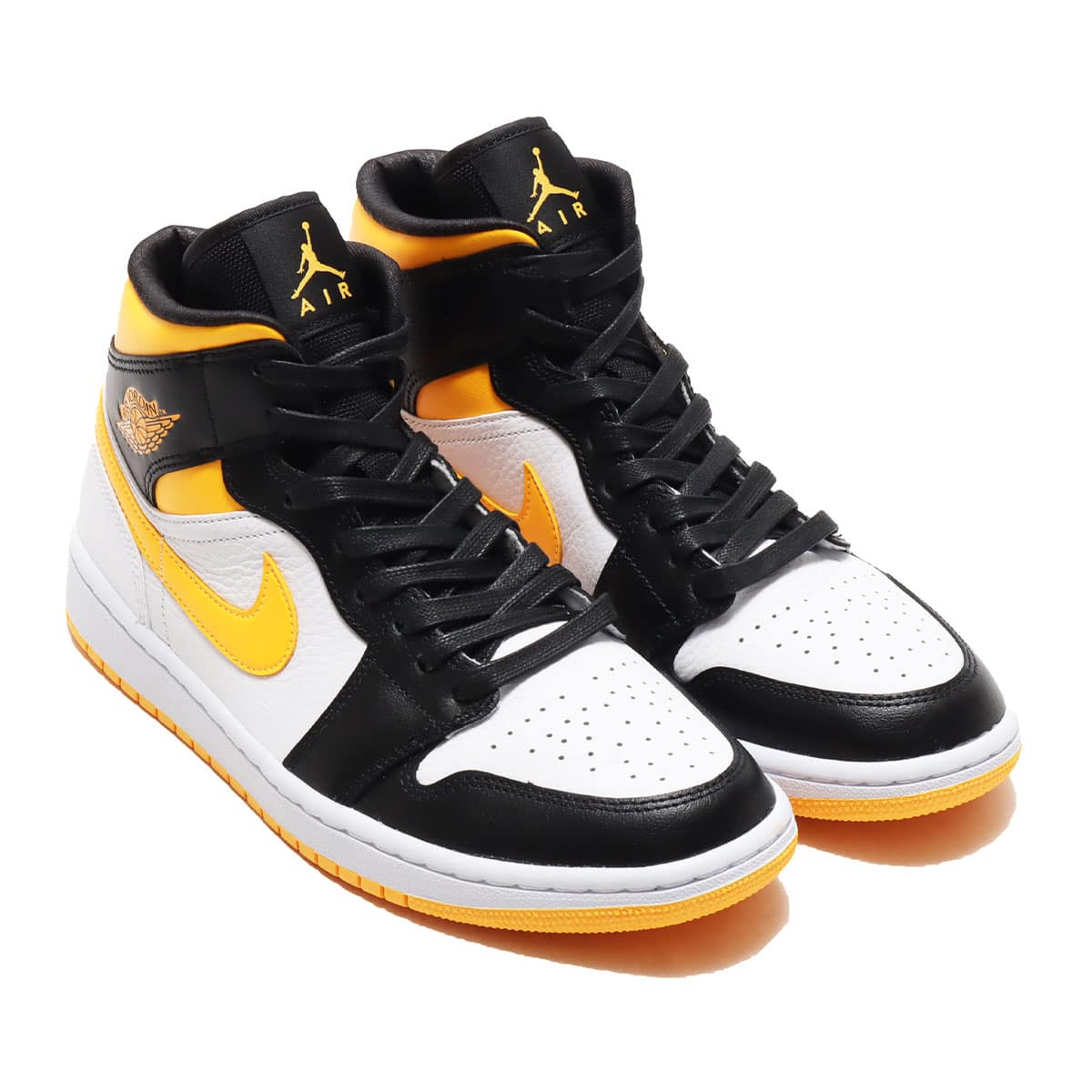 JORDAN BRAND WMNS AIR JORDAN 1 MID SE WHITE/LASER ORANGE-BLACK 20FA-I