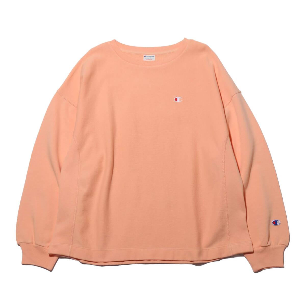 peach champion crewneck