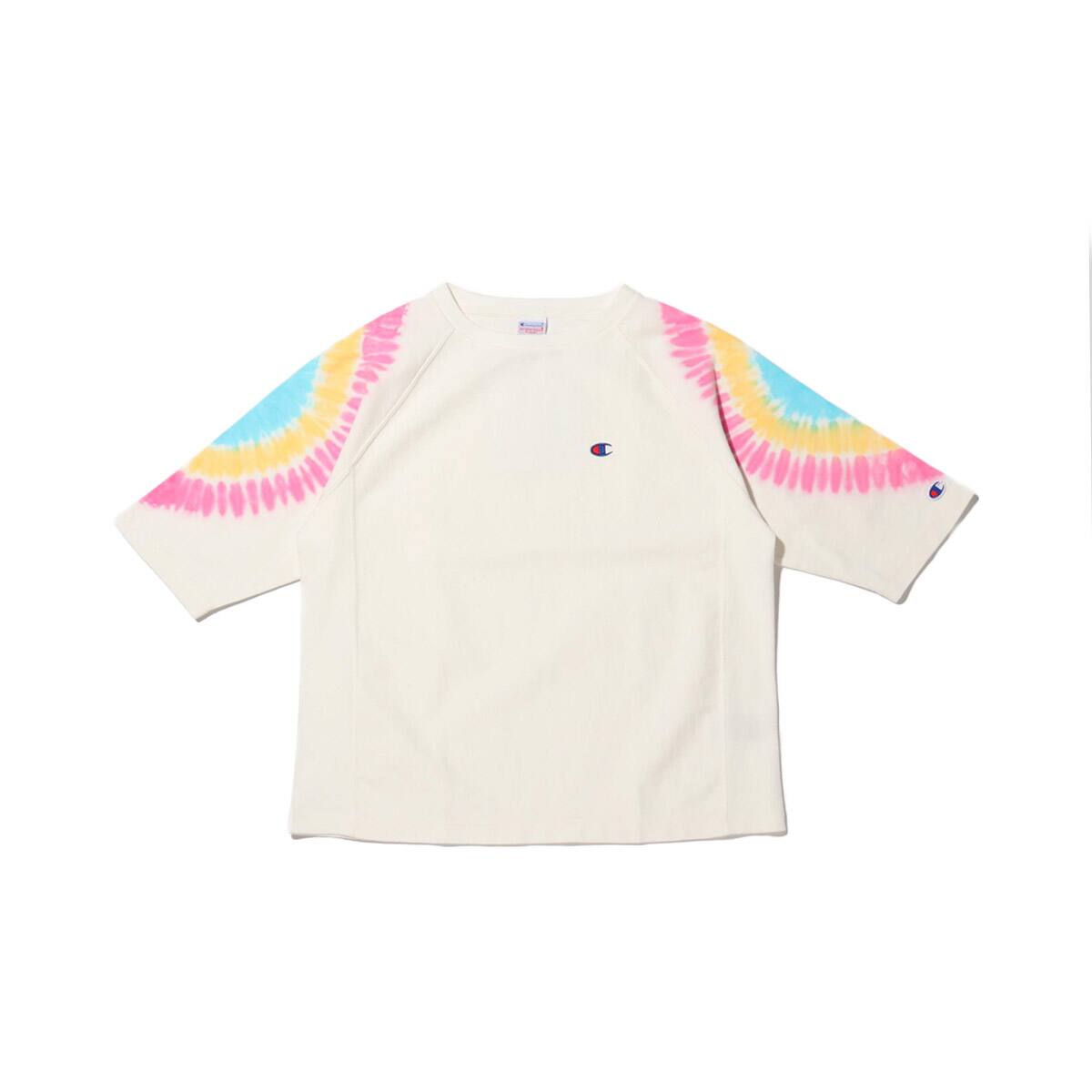 Champion RW 3/4 TIE-DYET-SHIRT PALE PINK のメイン画像