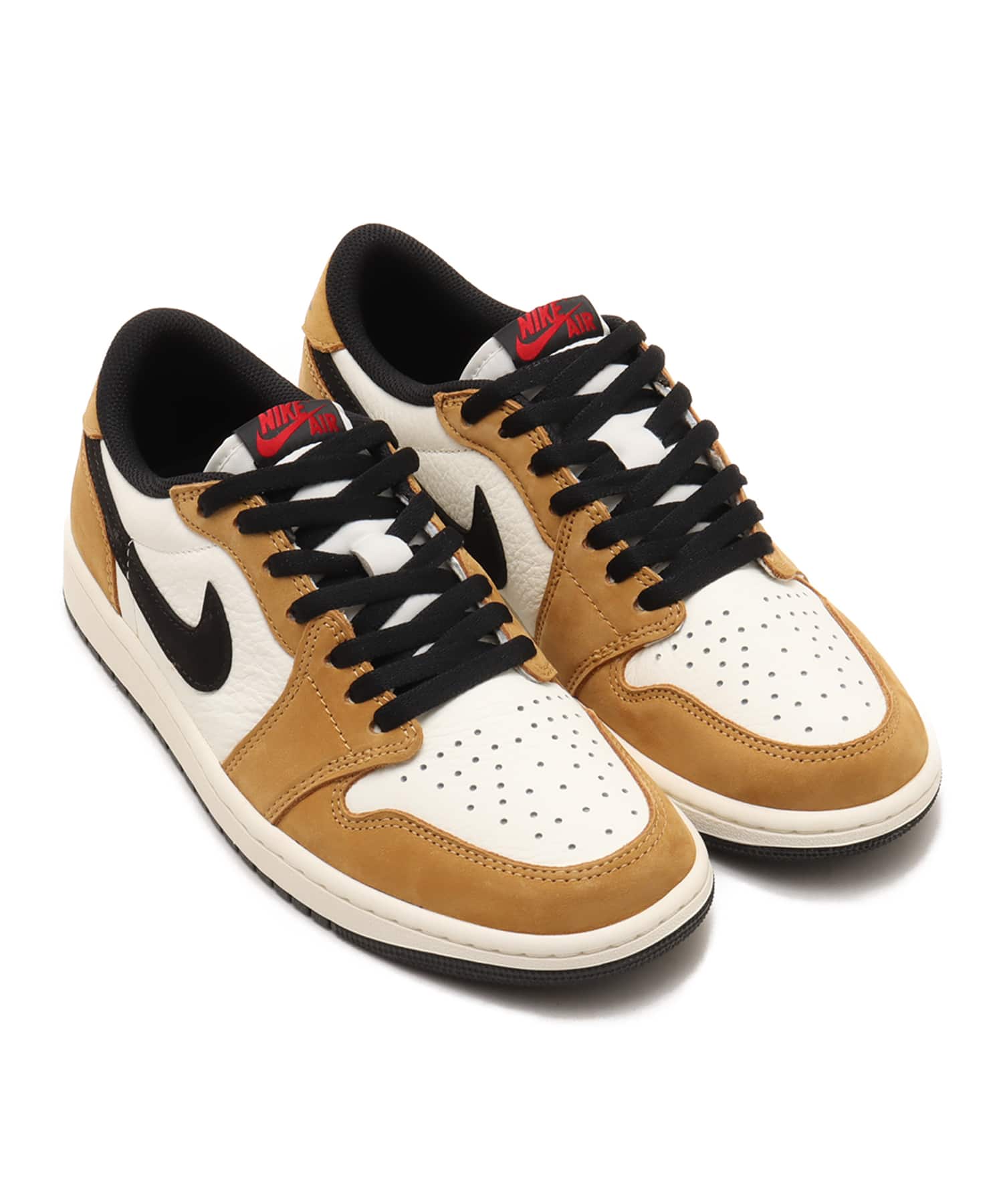 JORDAN BRAND AIR JORDAN 1 RETRO LOW OG SAIL/BLACK-GOLDEN