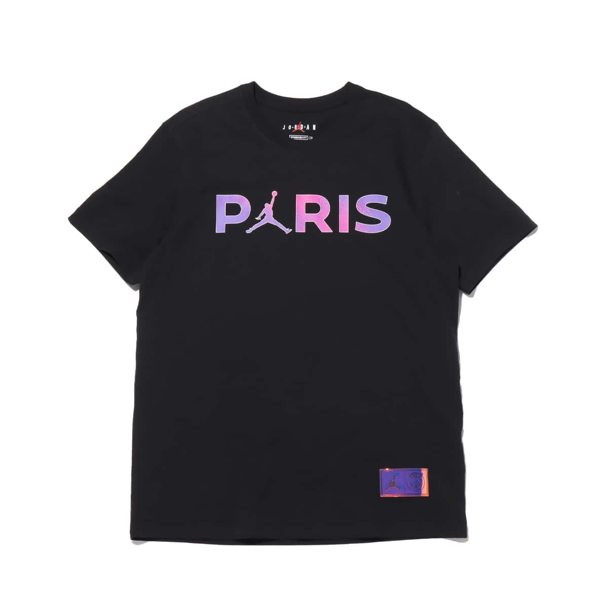 冬に購入PSG JORDAN WORDMARK TEE パリサンジェルマン 黒 Tシャツ/カットソー(半袖/袖なし)