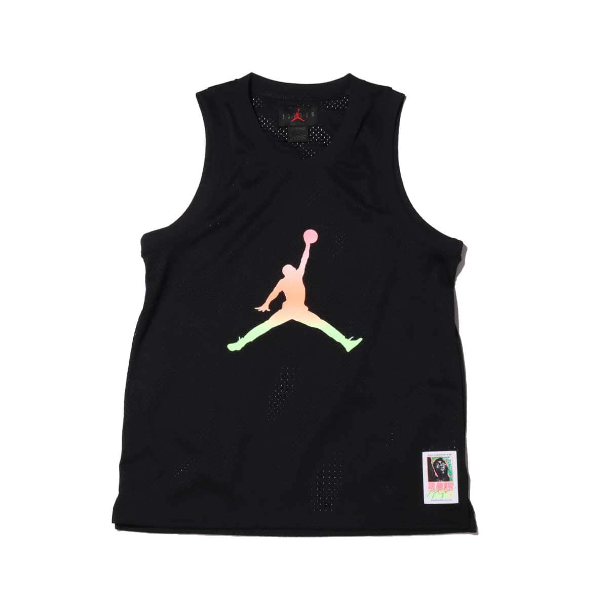 JORDAN BRAND AS M J SPRT DNA HBR JERSEY BLACK/BLACK 21SU-Iのメイン画像