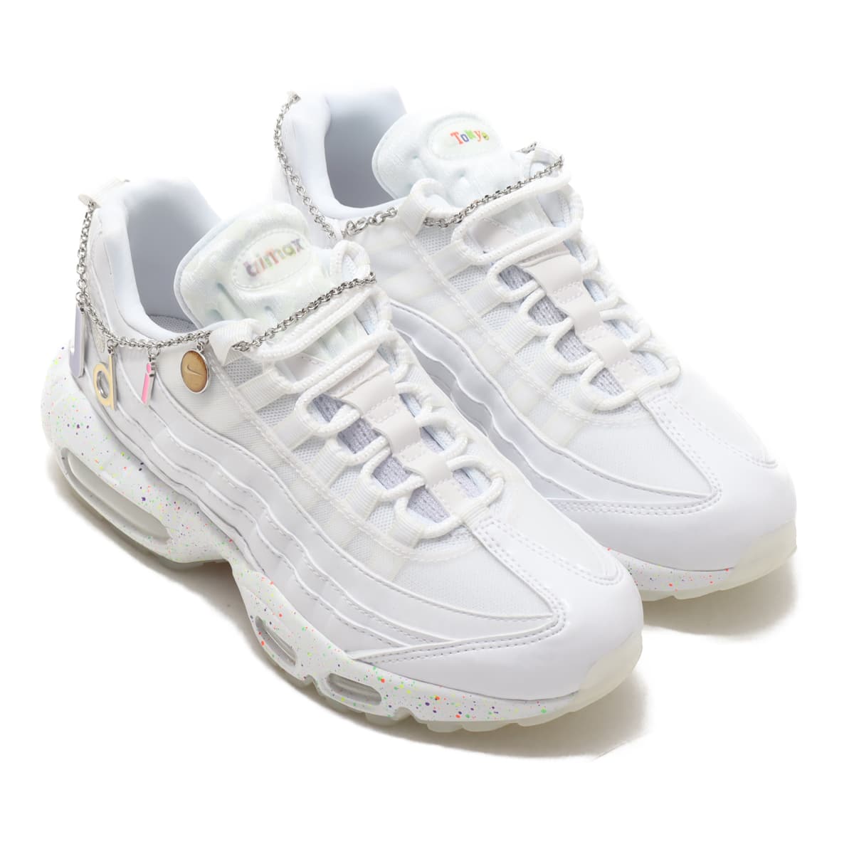 NIKE WMNS AIR MAX 95 WHITE/METALLIC SILVER-POISON GREEN 20FA-I_photo_large