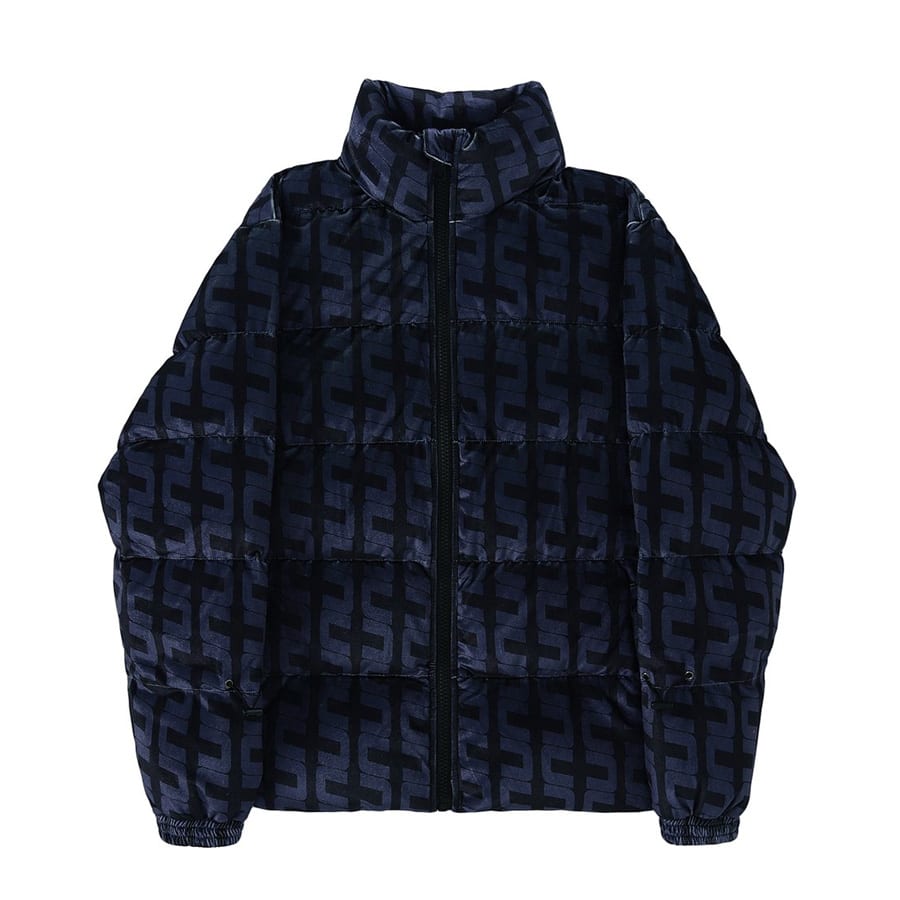 UNKNOWN DOWN FILLED VELOUR PUFFER BLACK 20HO-I_photo_large
