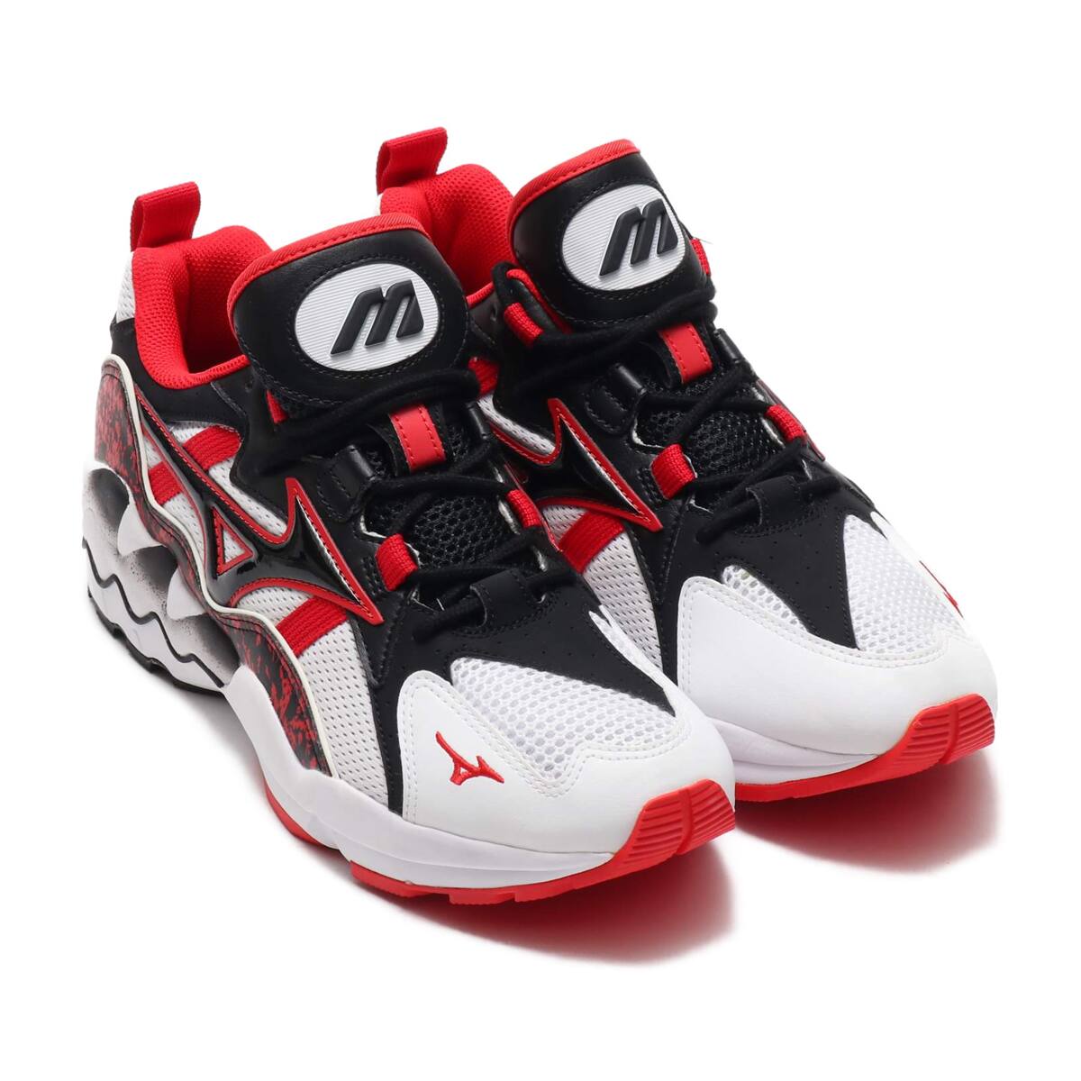 MIZUNO WAVE RIDER1 WHITE/BLACK/RED 19SS-I_photo_large