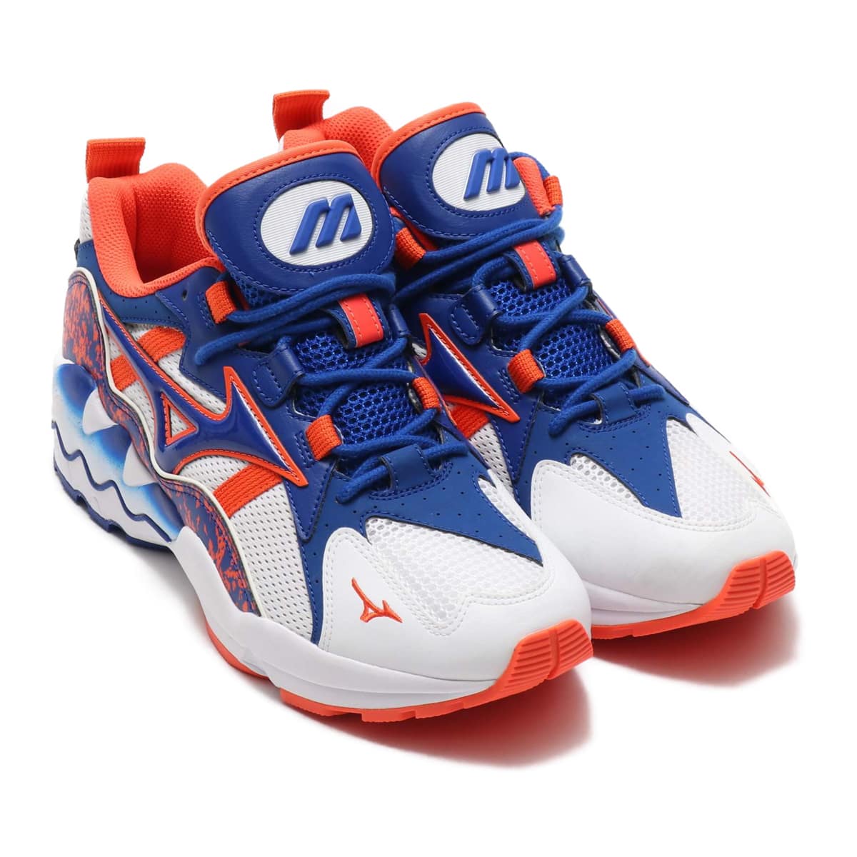 MIZUNO WAVE RIDER1 WHITE/BLUE/ORANGE 19SS-I_photo_large
