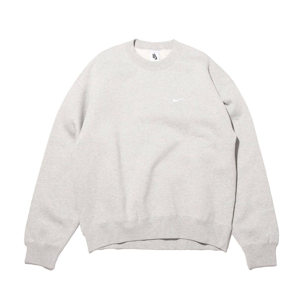 NIKE AS M NRG CREW FLC GREY HEATHER/WHITE 20FA-S_photo_large
