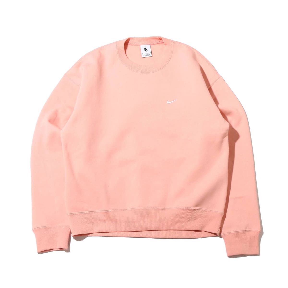 NIKE AS M NK SOLO SWSH HW BB CREW BLEACHED CORAL/WHITE 22SU-I