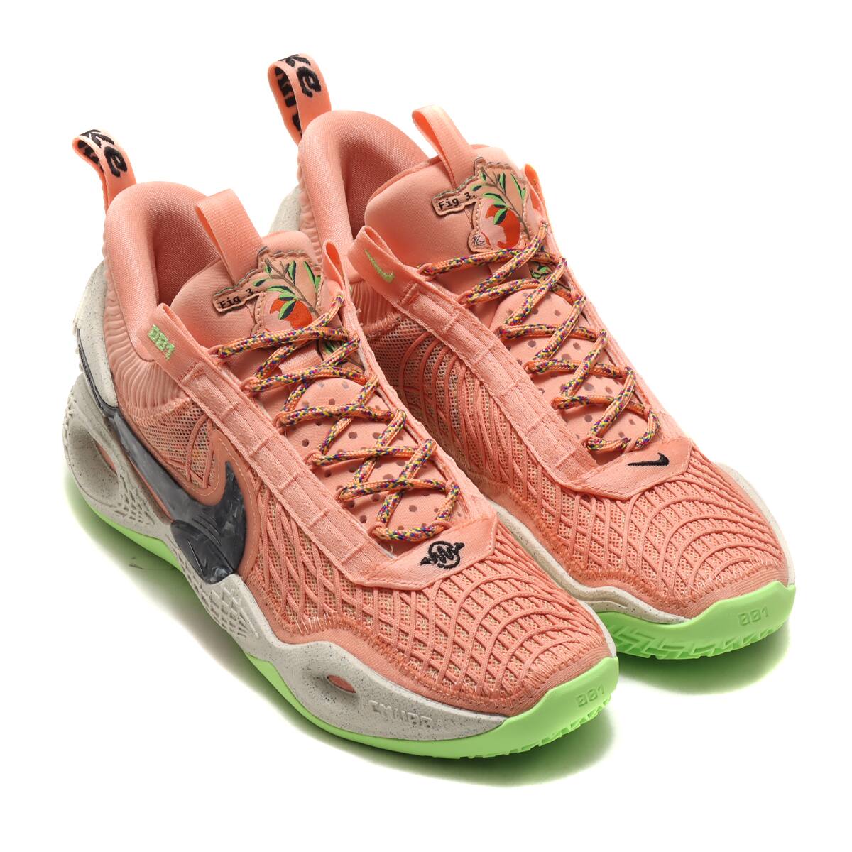 NIKE COSMIC UNITY APRICOT AGATE/BLACK-LIME GLOW 21SU-I_photo_large