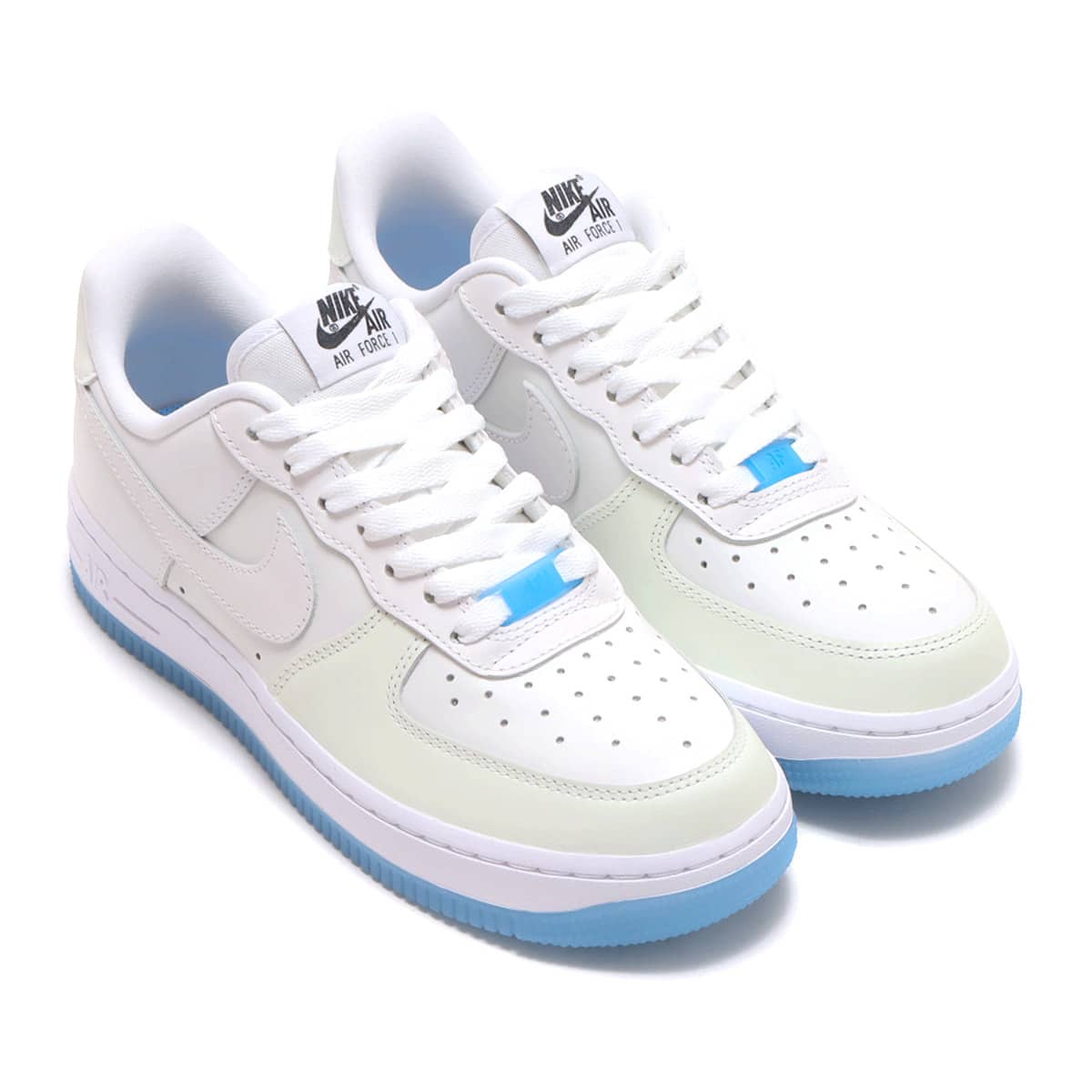 NIKE WMNS AIR FORCE 1 '07 LX WHITE/UNIVERSITY BLUE-BLACK-WHITE 21FA-I_photo_large