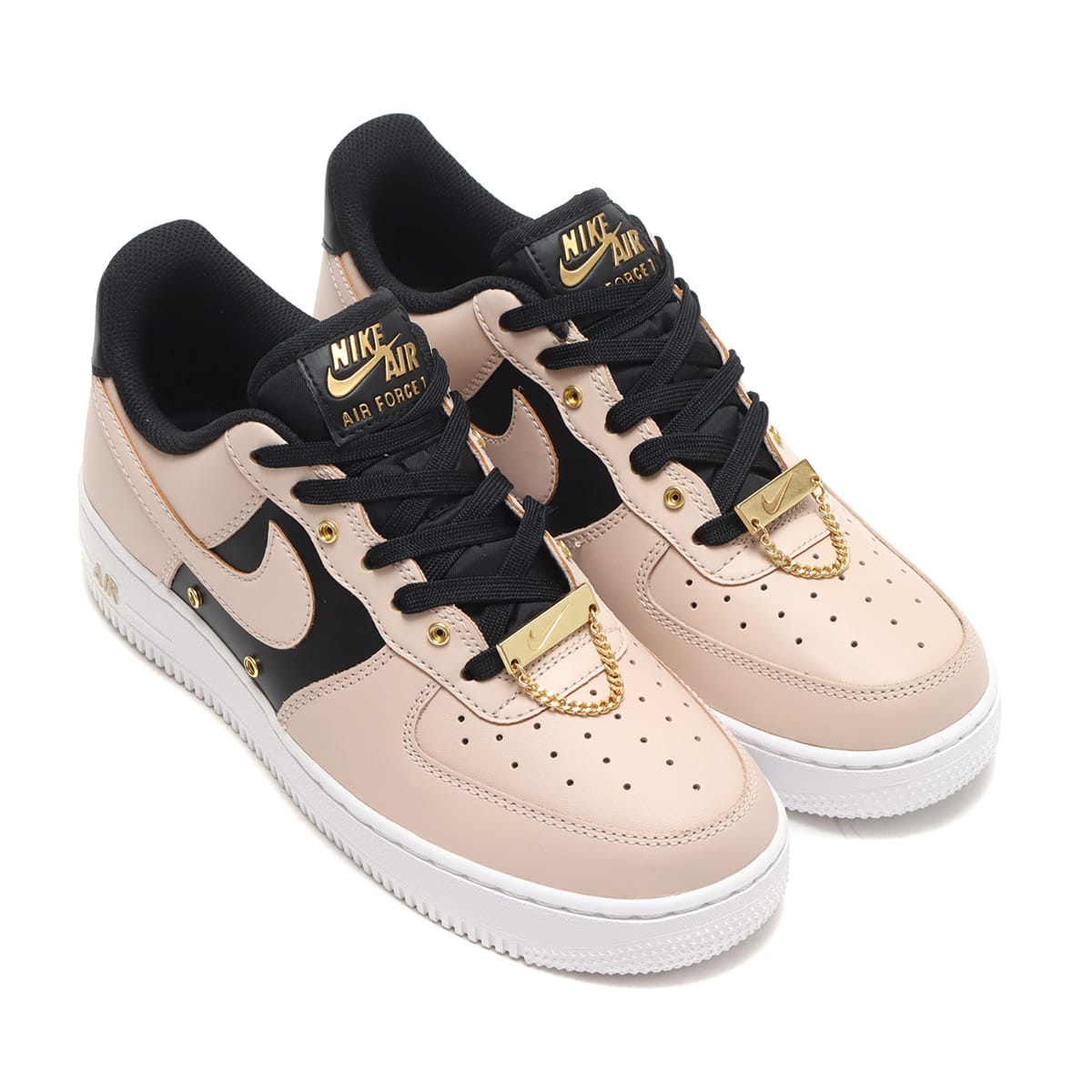 NIKE AIR FORCE 1 '07 PRM PARTICLE BEIGE/PARTICLE BEIGE-BLACK 21FA-I_photo_large