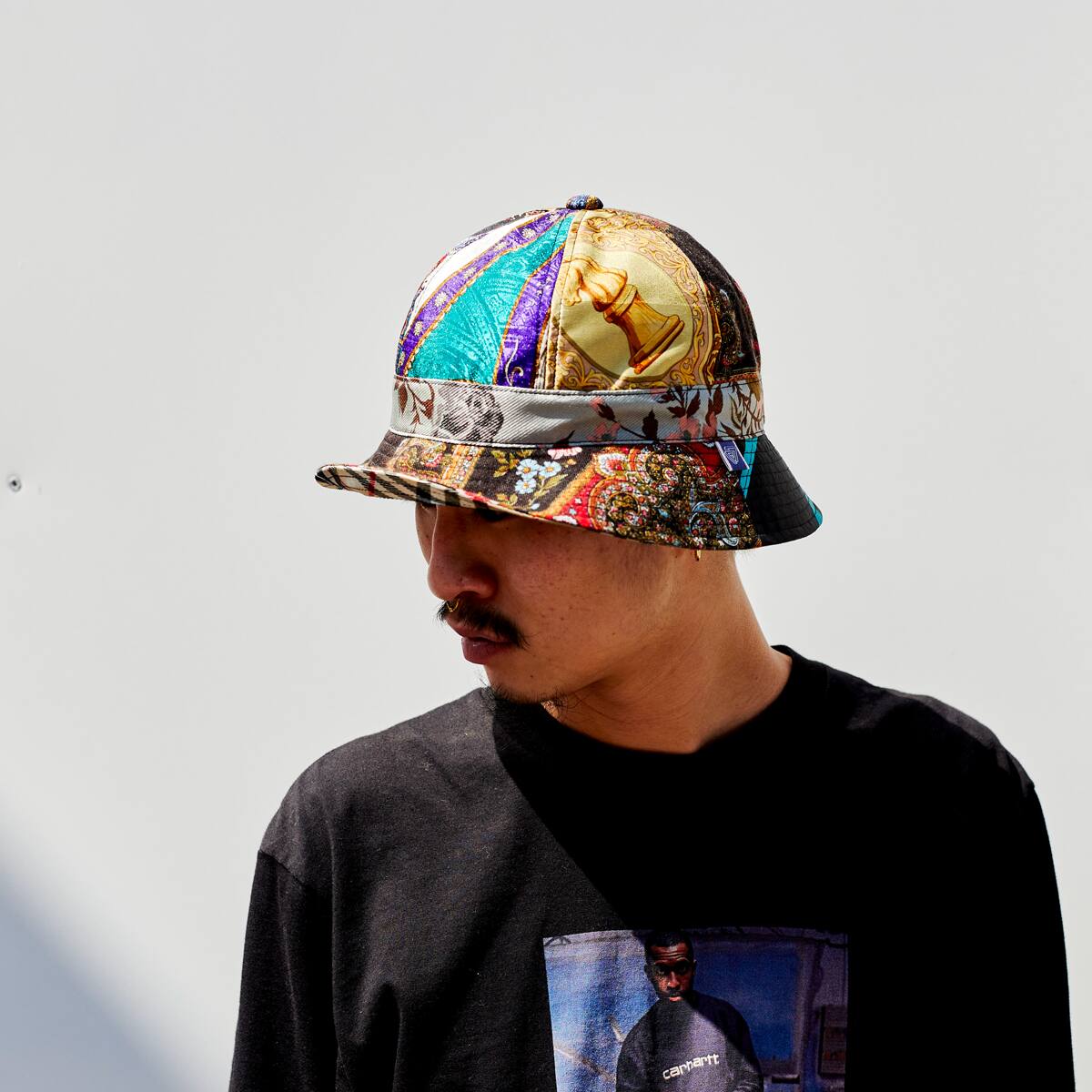 DL HEADWEAR x atmos SCARF METRO HAT MULTI 20SP-I_photo_large