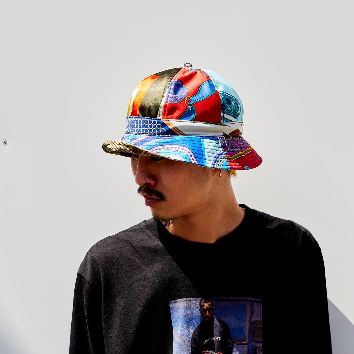 DL HEADWEAR x atmos SCARF METRO HAT MULTI 20SP-I_photo_large