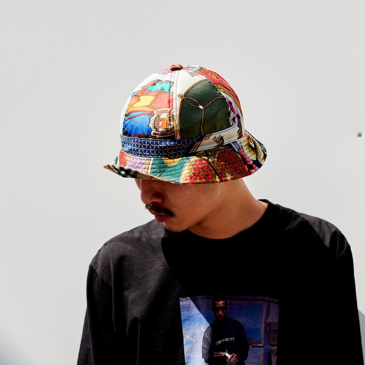 DL HEADWEAR x atmos SCARF METRO HAT MULTI 20SP-I_photo_large