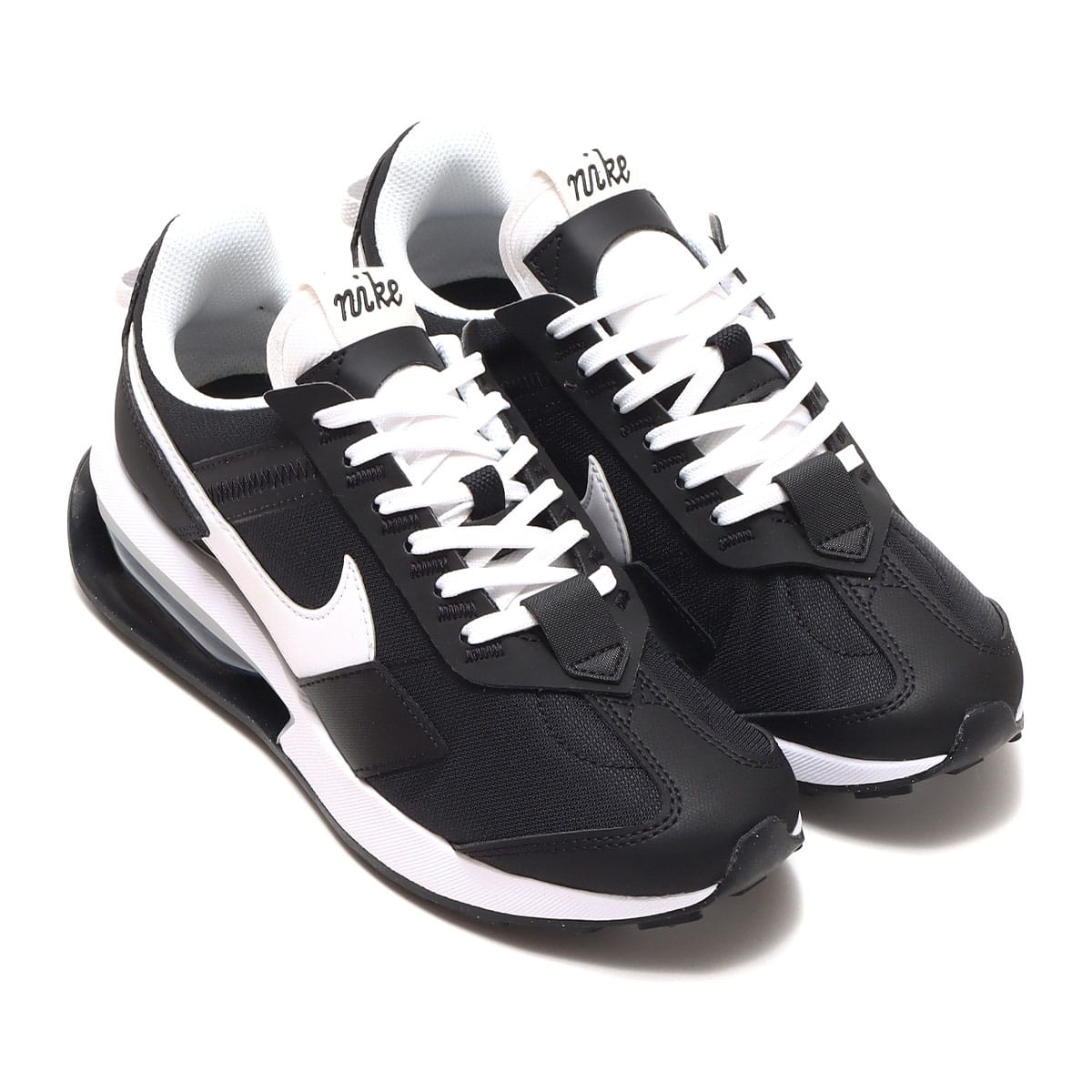 NIKE W AIR MAX PRE-DAY BLACK/WHITE-METALLIC SILVER 22FA-I