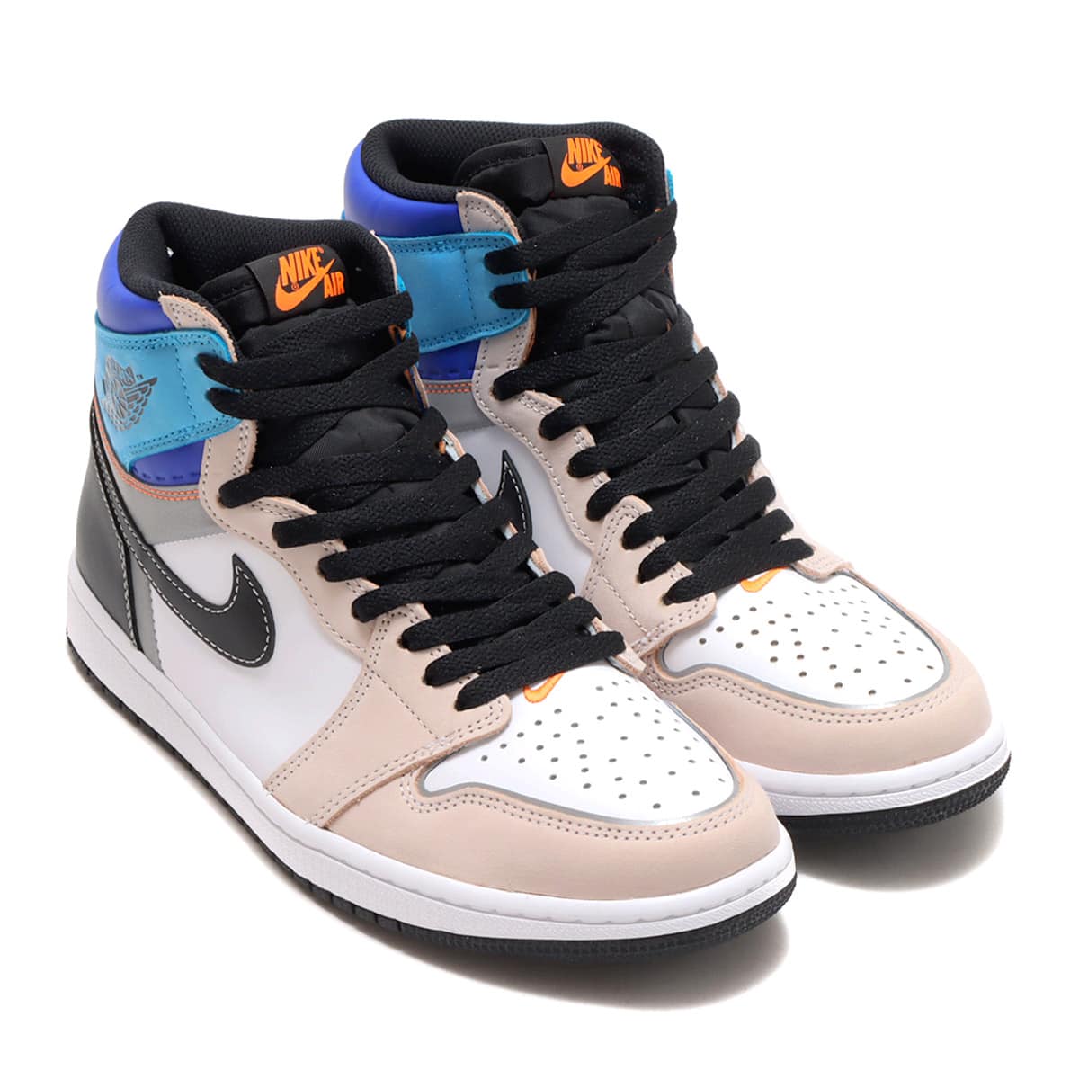 JORDAN BRAND AIR JORDAN 1 RETRO HIGH OG WHITE/TOTAL ORANGE-MULTI-COLOR  21FA-I