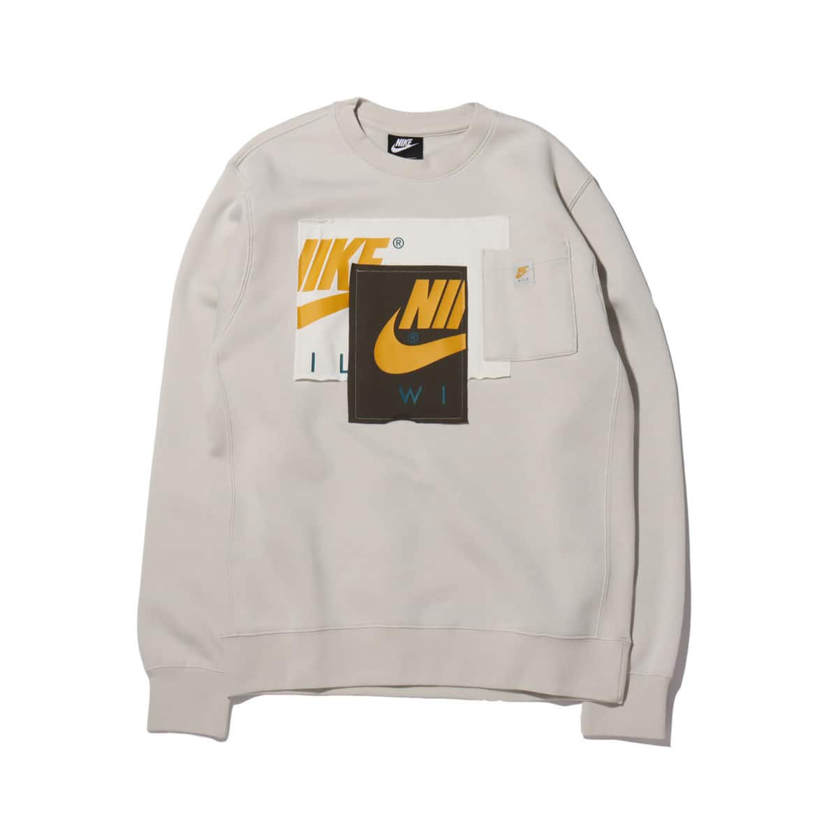 NIKE AS M NSW CRW BB NW LIGHT BONE/SAIL/CARGO KHAKI/DARK SULFUR 20HO-I_photo_large