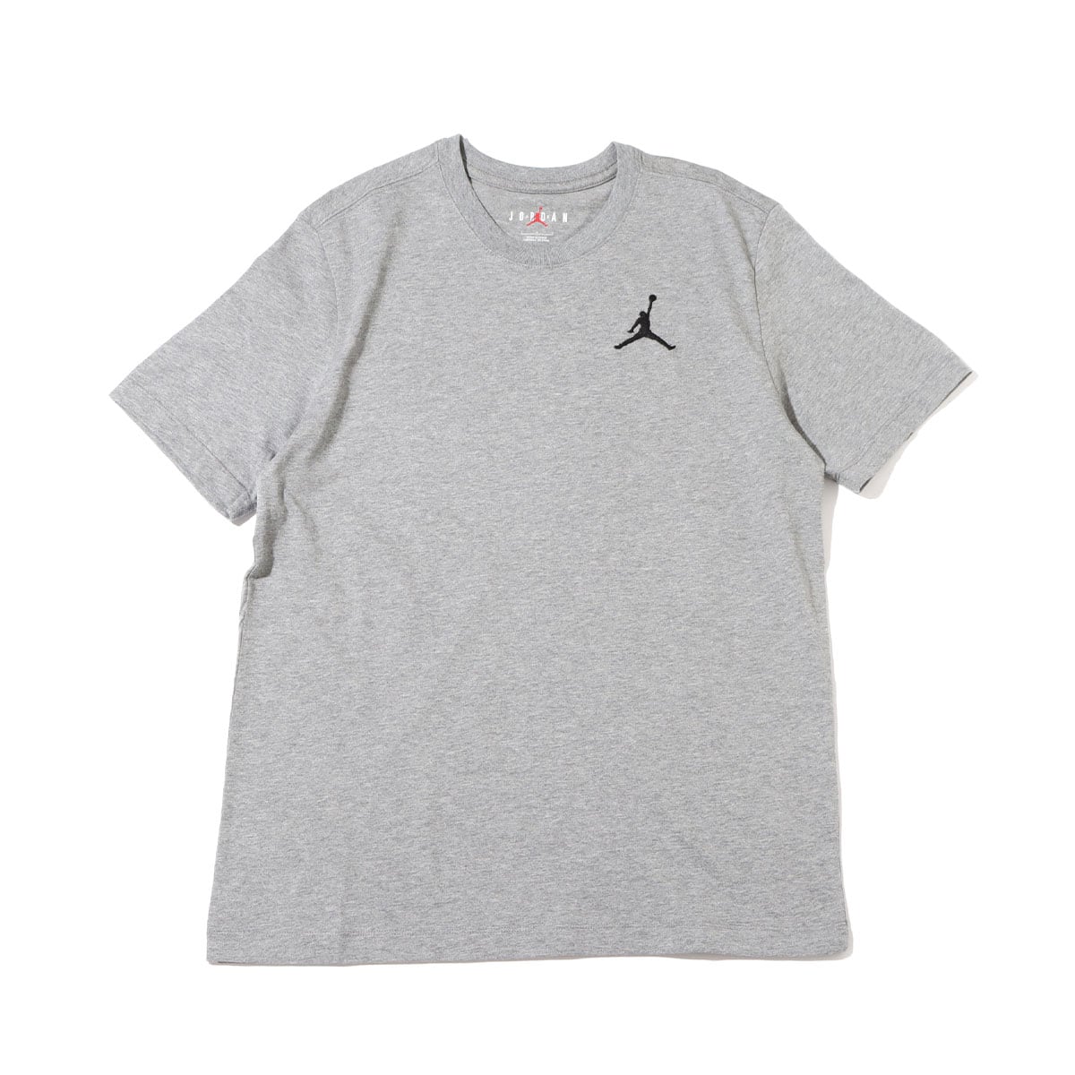 JORDAN BRAND AS M J JUMPMAN EMB SS CREW CARBON HEATHER/BLACK 23SU-I