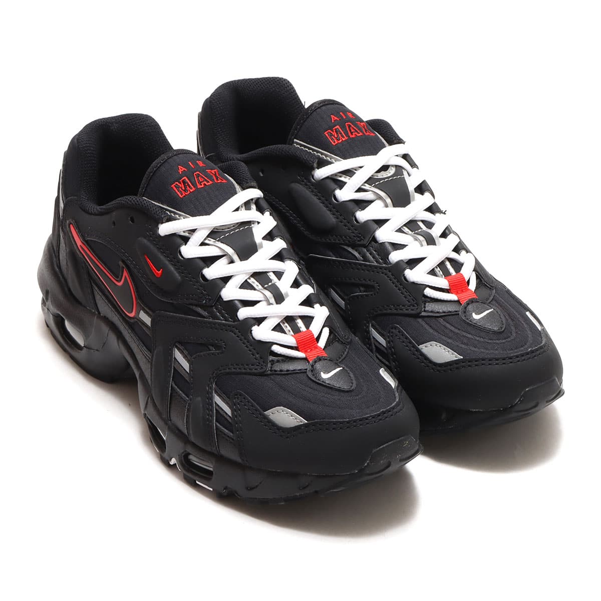 NIKE AIR MAX 96 II BLACK/BLACK-SPORT RED-WHITE 21HO-I