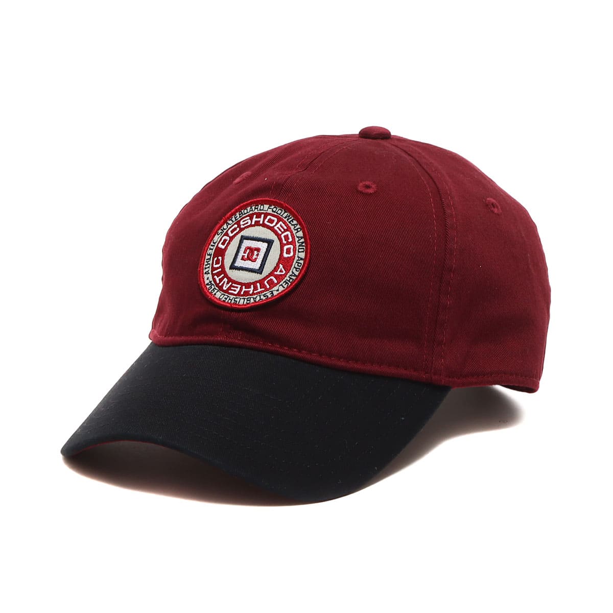 DC SHOES 23 CIRCLE PATCH STRAPBACK BURGUNDY 23SS-Iのメイン画像