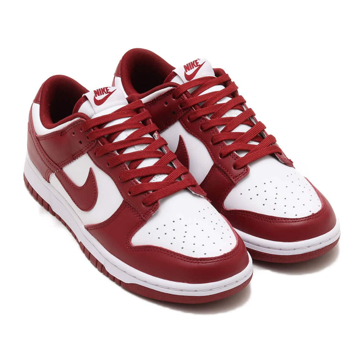 NIKE Dunk Low Team Red and White 26.5レディース