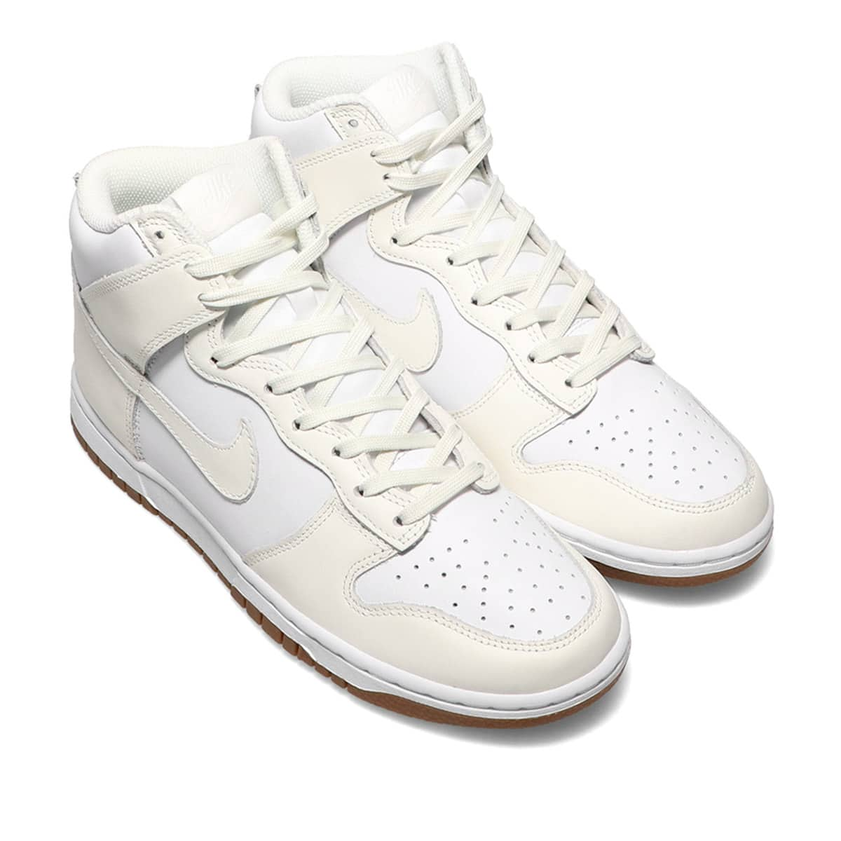 NIKE W DUNK HIGH WHITE/SAIL-GUM MED BROWN 21HO-I