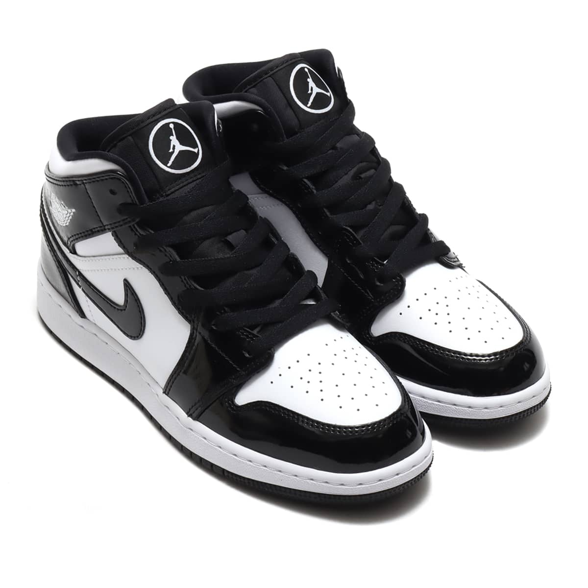 レディースJORDAN BRAND AIR JORDAN 1 MID SE ASW GS BLACK/WHITE 21SP-I スニーカー