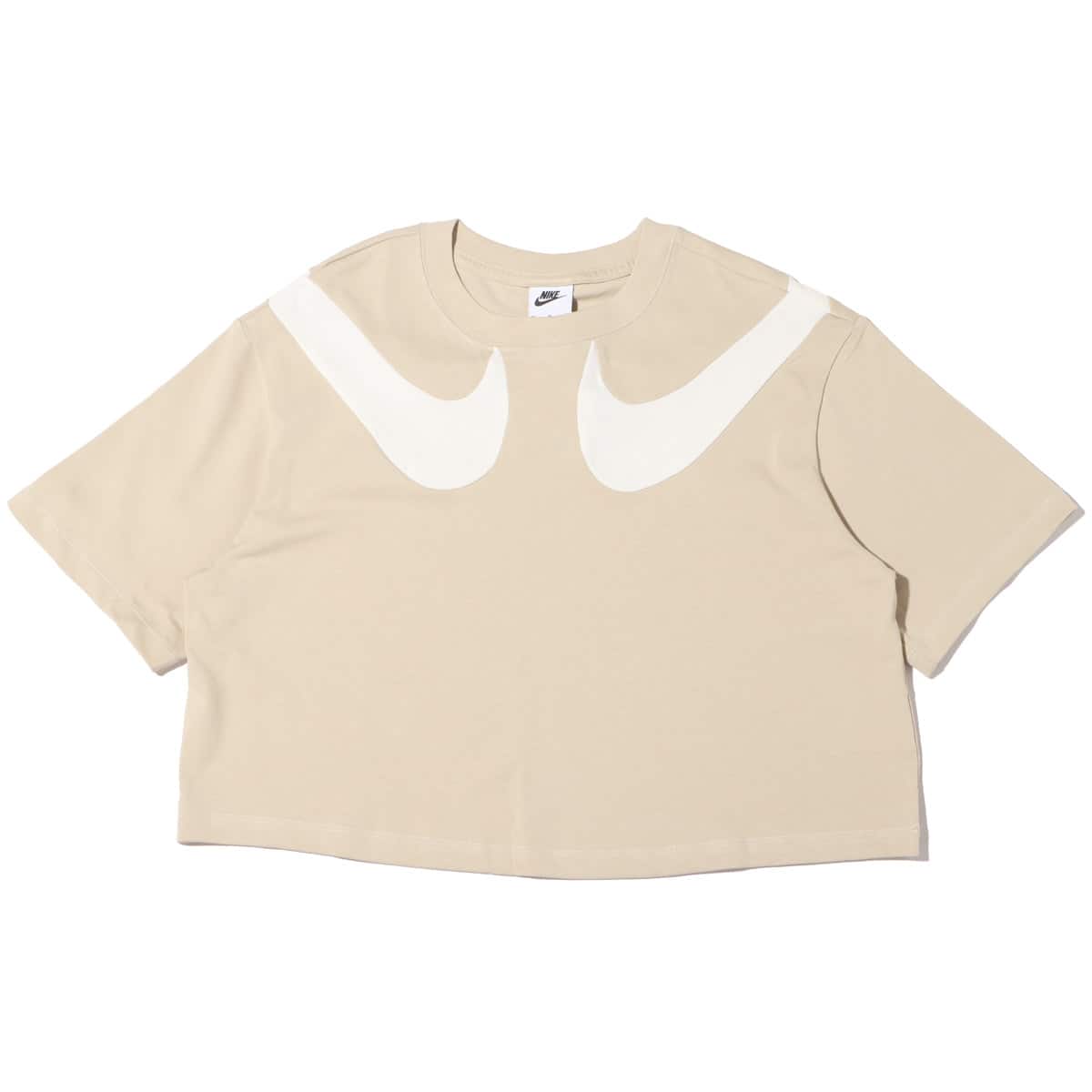 NIKE AS W NSW SWSH GX MOD CROP SS T RATTAN/SAIL/SAIL 21FA-I_photo_large