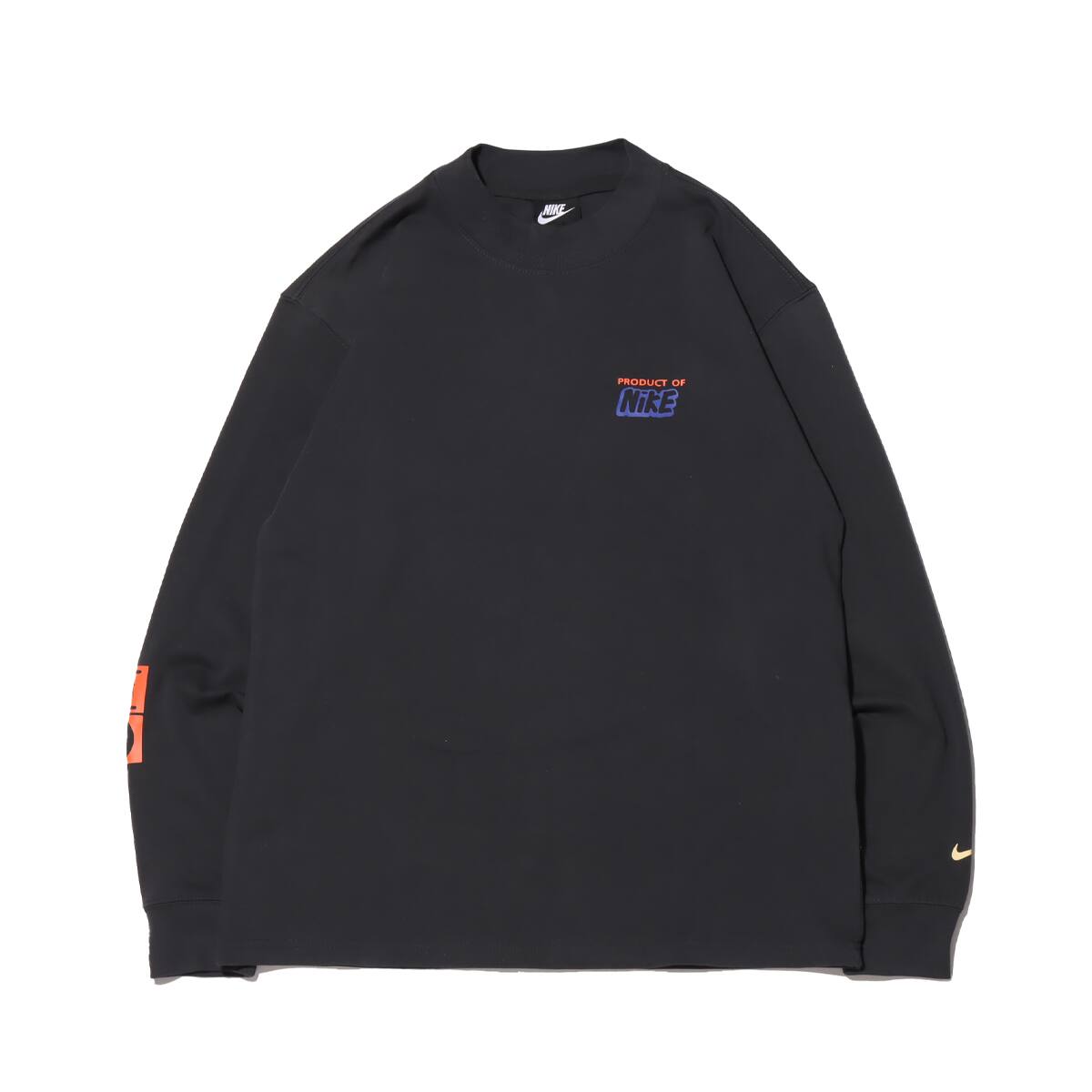 NIKE AS M NSW TEE LS MOCK NECK SM OFF NOIR/LAPIS 21SP-I_photo_large