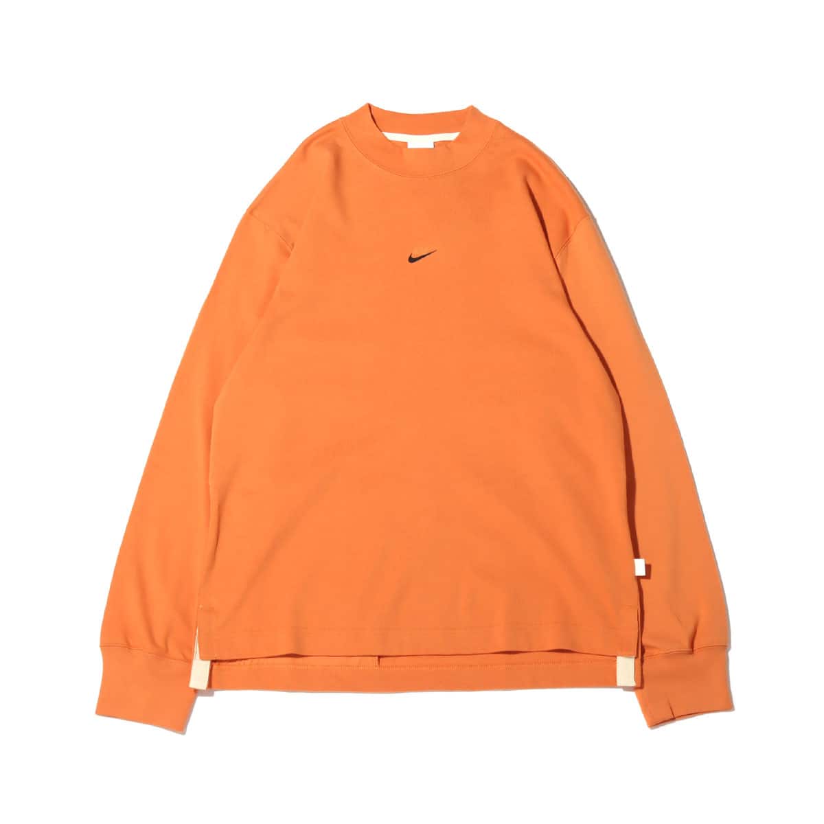 NIKE AS M NSW STE LS MOCK HOT CURRY/SAIL/ICE SILVER/HOT