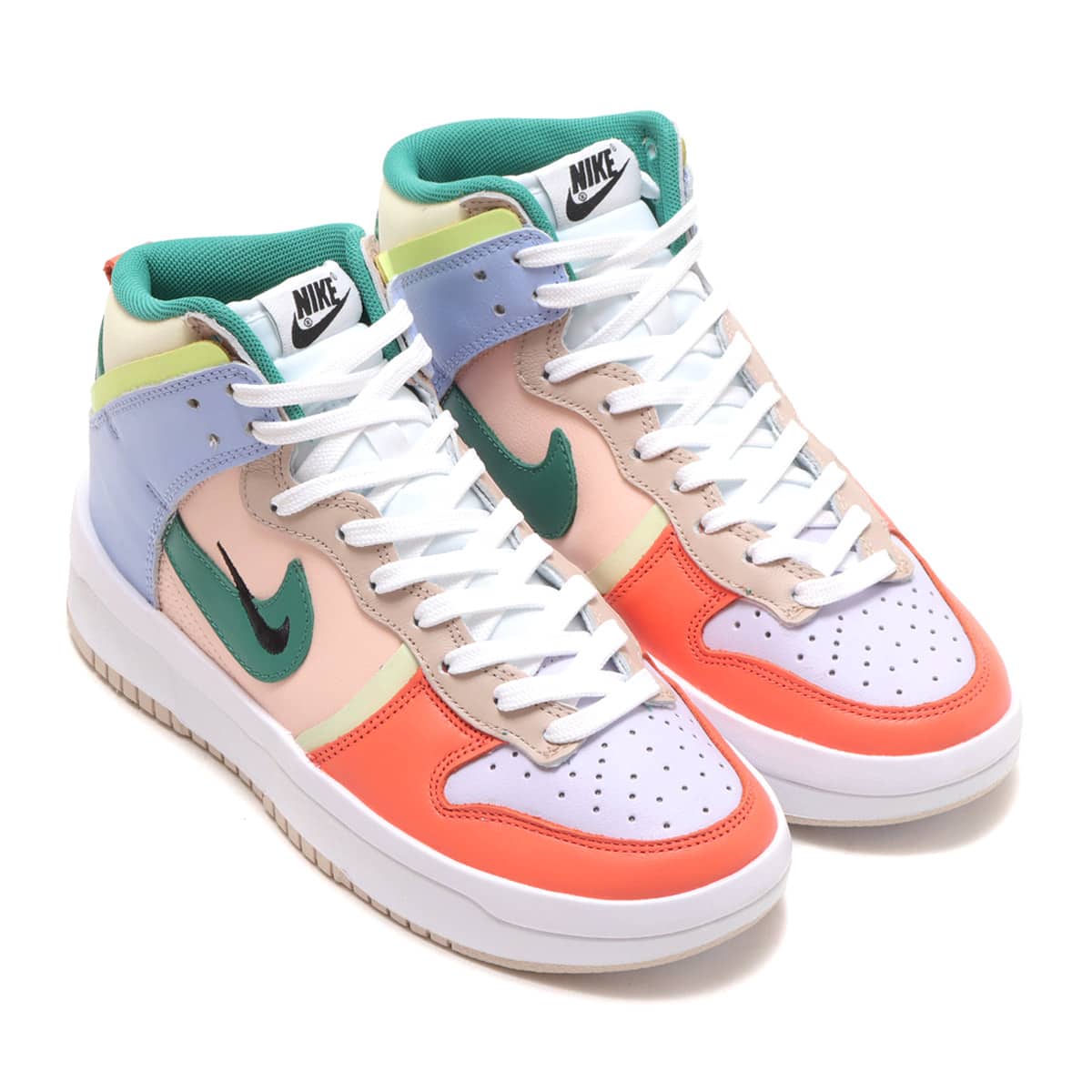 NIKE WMNS DUNK HIGH UP CASHMERE/GREEN NOISE PALE CORAL FA I