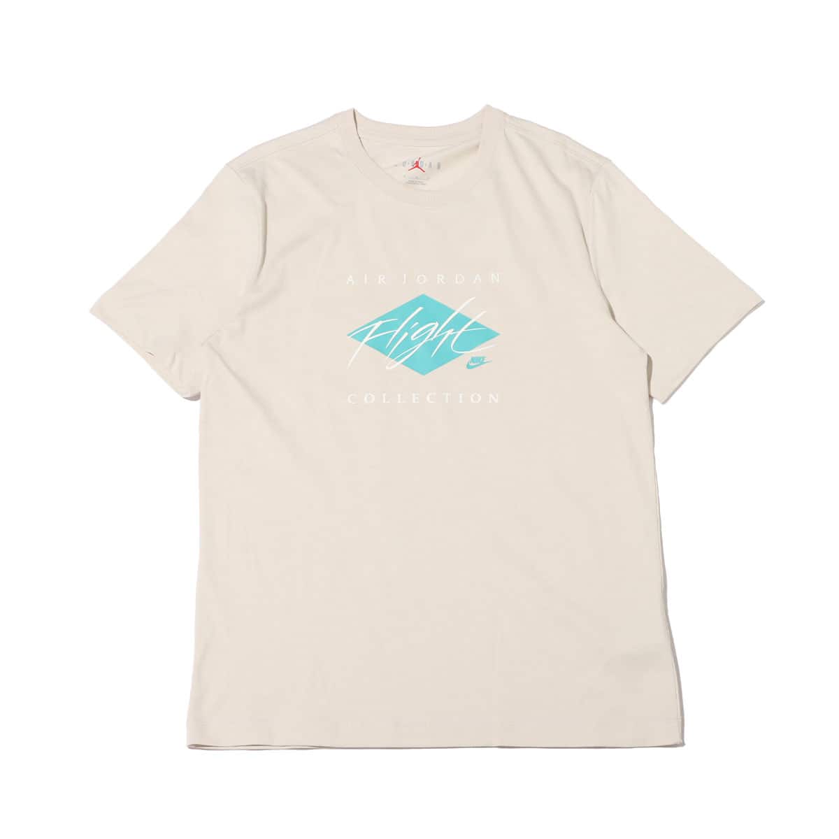 JORDAN BRAND AS M J FLT ESS HBR SS CREW LT OREWOOD BRN/SAIL/WASHED TEAL 22SU-Iのメイン画像