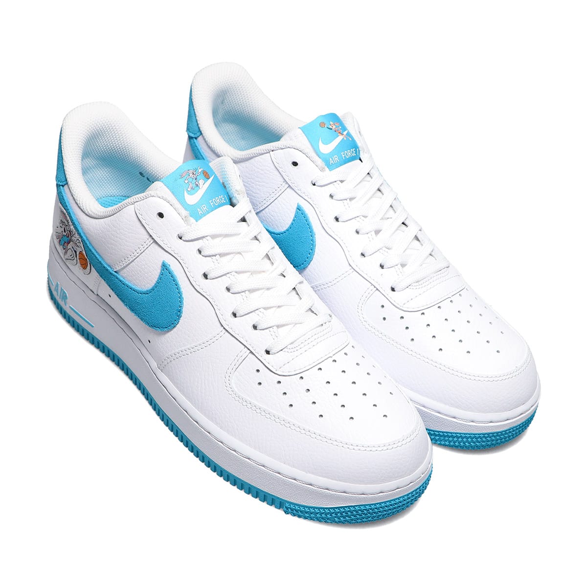NIKE AIR FORCE 1 '07 WHITE/LT BLUE FURY-WHITE 21FA-I_photo_large