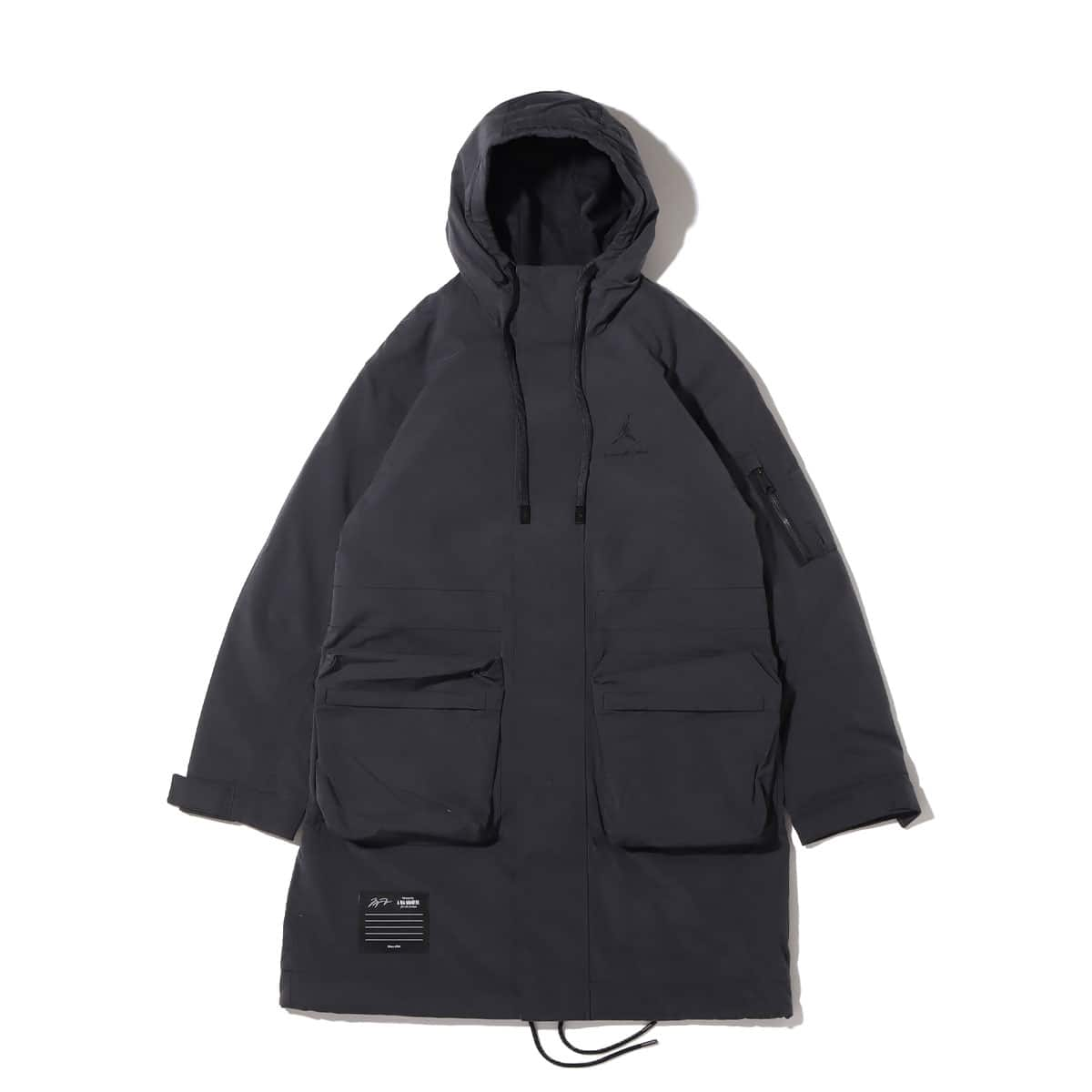 JORDAN BRAND AS M J AMM PARKA BLACK/MEDIUM ASH 22SU-I