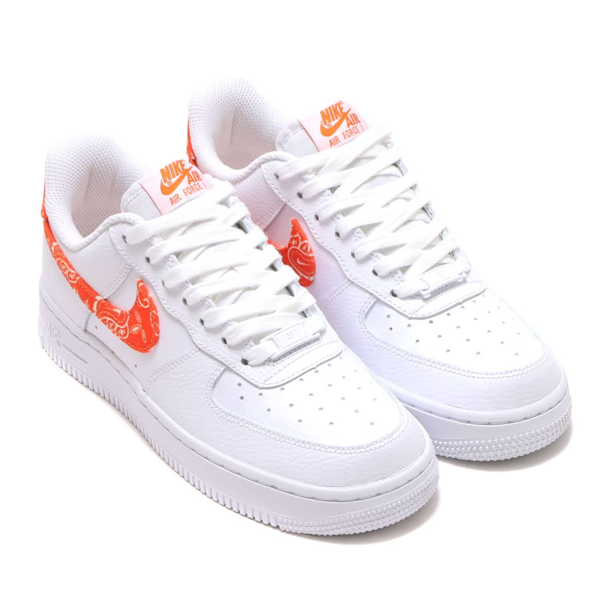 NIKE W AIR FORCE 1 07 ESS WHITE RUSH ORANGE WHITE 22SU I