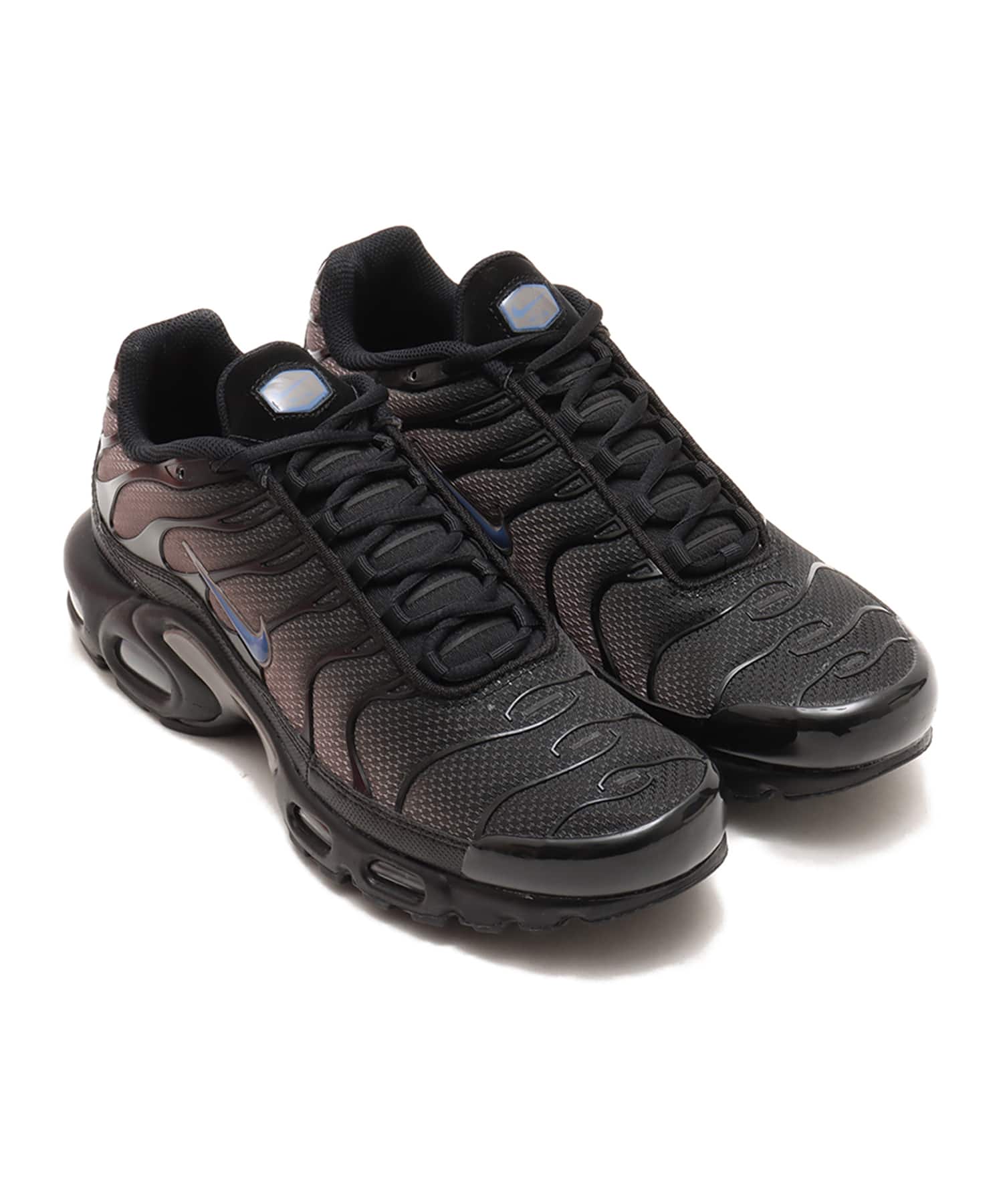 NIKE AIR MAX PLUS BLACK/DIFFUSED BLUE-CAVE STONEのメイン画像