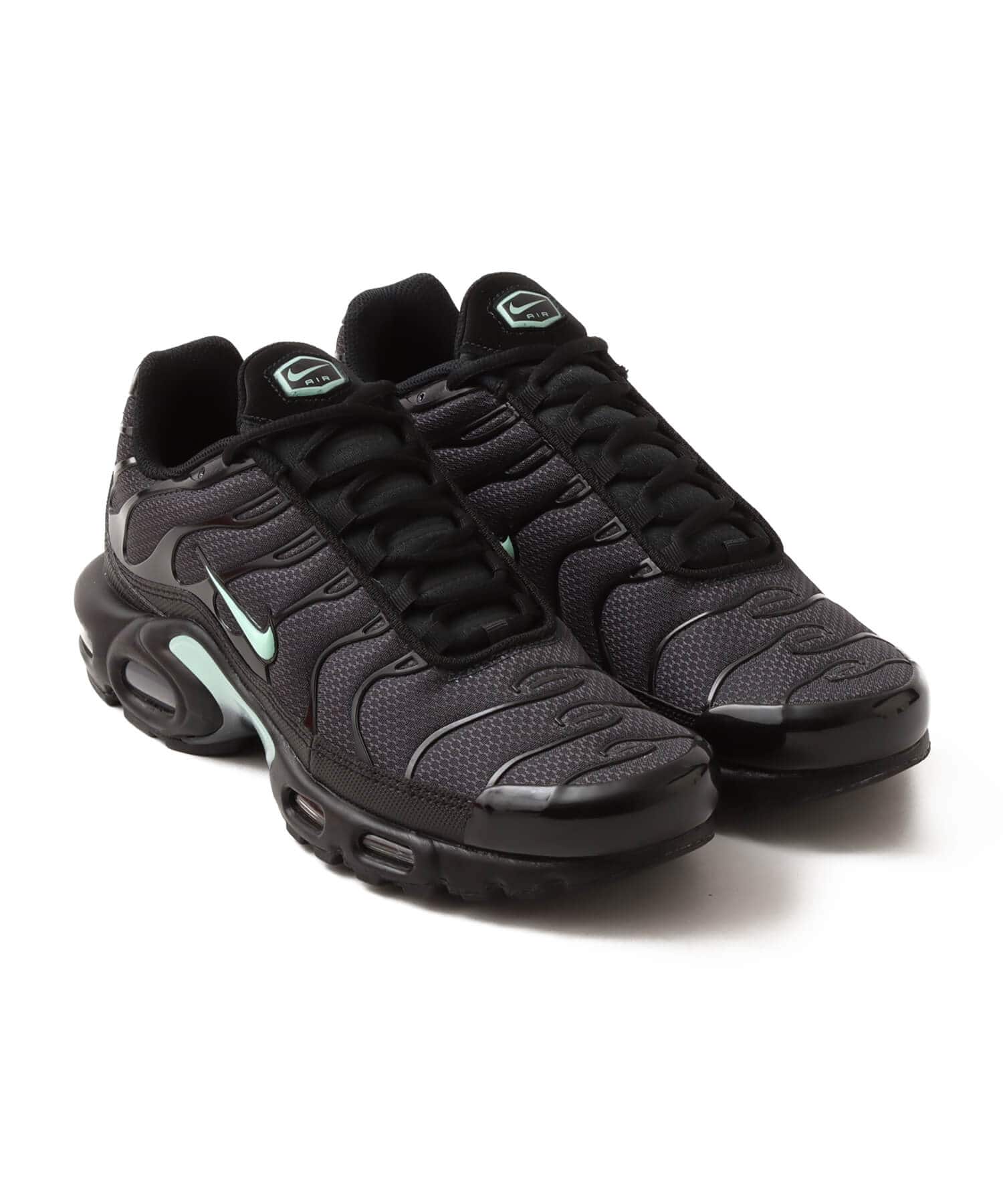 NIKE AIR MAX PLUS BLACK/MINT FOAM-DK SMOKE GREYのメイン画像