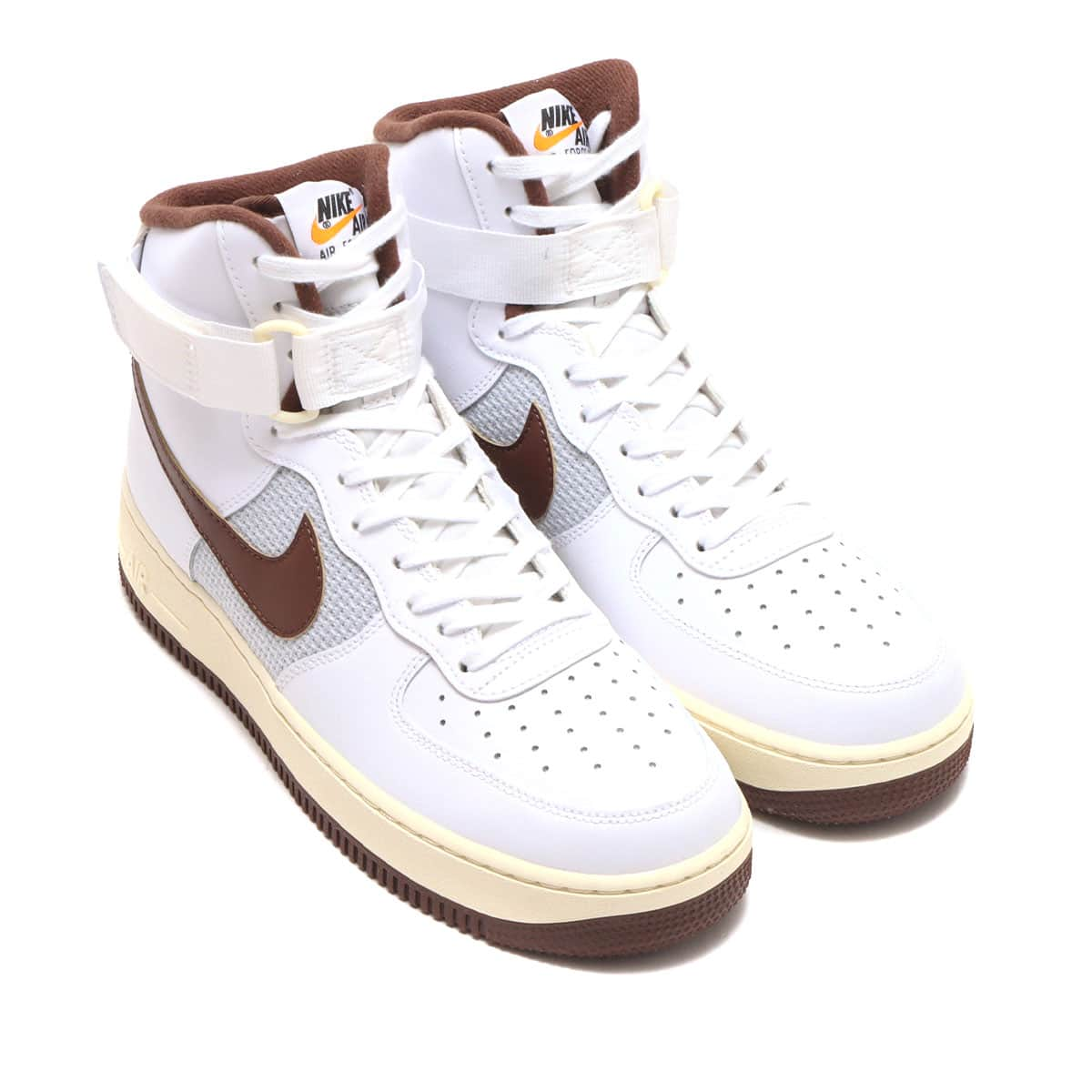 NIKE AIR FORCE 1 HIGH '07 LV8 WHITE/LT CHOCOLATE-GREY