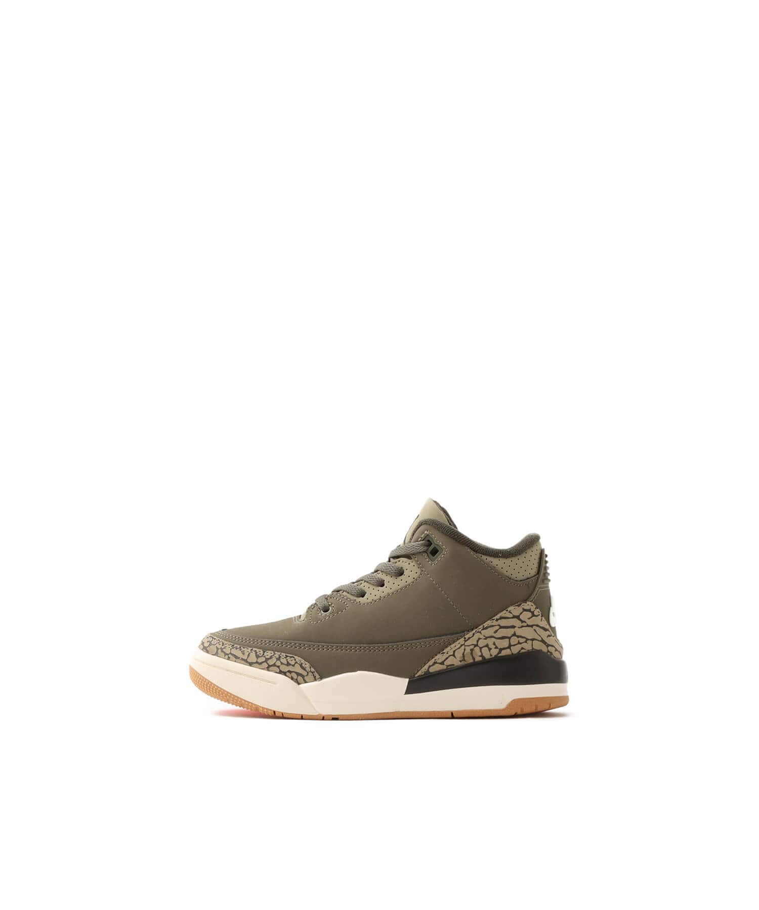 JORDAN BRAND JORDAN 3 RETRO (PS) MEDIUM OLIVE/SEQUOIA-NEUTRAL OLIVE-SAILのメイン画像