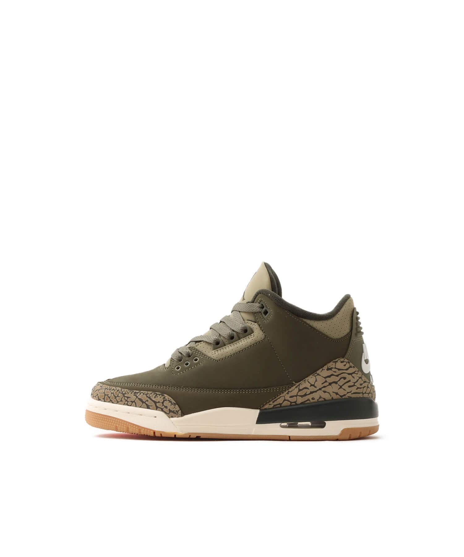 JORDAN BRAND AIR JORDAN 3 RETRO (GS) MEDIUM OLIVE/SEQUOIA-NEUTRAL OLIVE-SAILのメイン画像