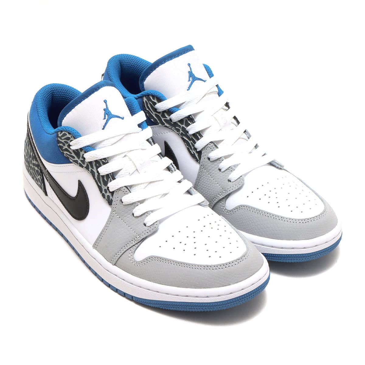 JORDAN BRAND AIR JORDAN 1 LOW SE WHITE/DK MARINA BLUE-BLACK