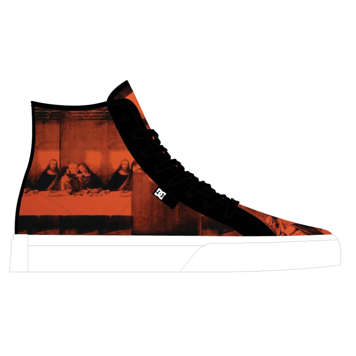 DC SHOES AW MANUAL HI BLACK/RUSTのメイン画像