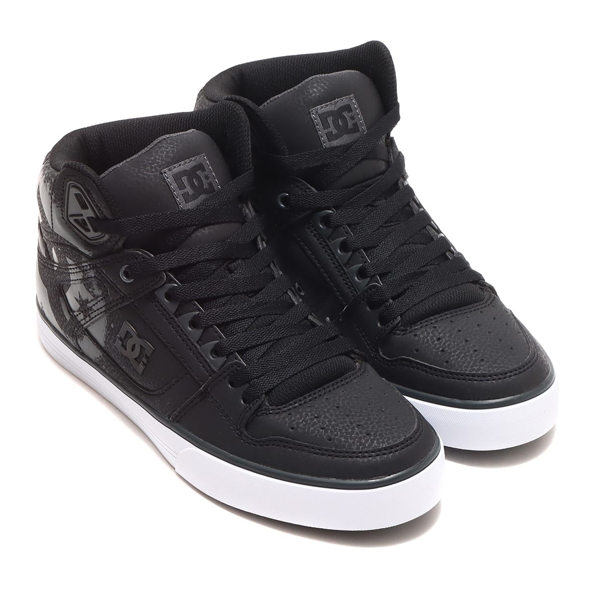 DC SHOES PURE HIGH-TOP WC SE SN BLACK/WHITE/GREY 23SS-I