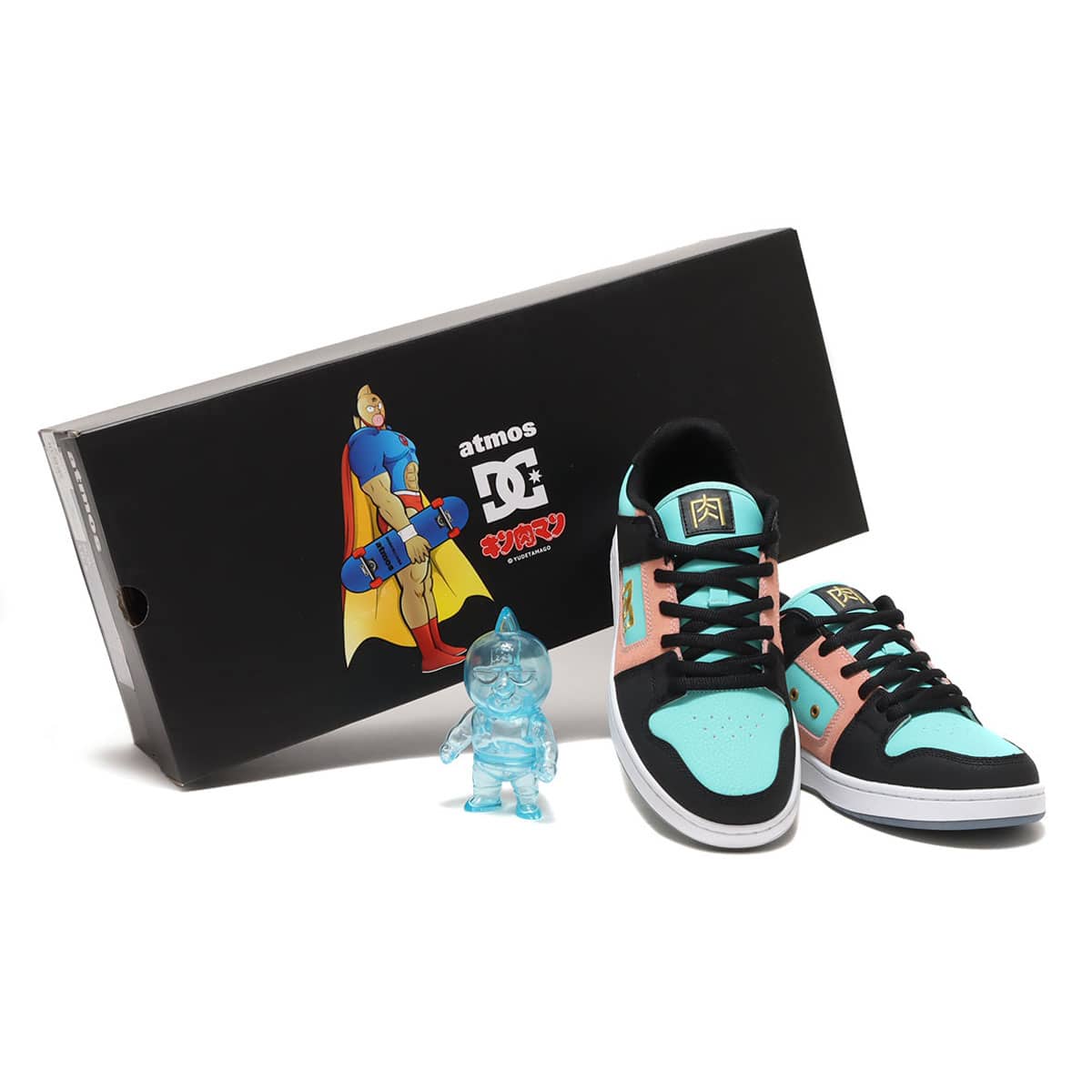 DC SHOES MANTECA 4 ATMOS BLACK/CRAZY PINK/TURQUOISE 2 23SS-I_photo_large