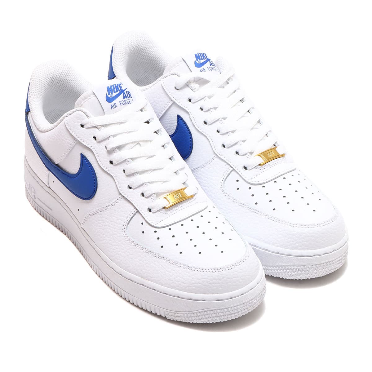 NIKE AIR FORCE 1 '07 LO WHITE/GAME ROYAL-WHITE 23SU-I